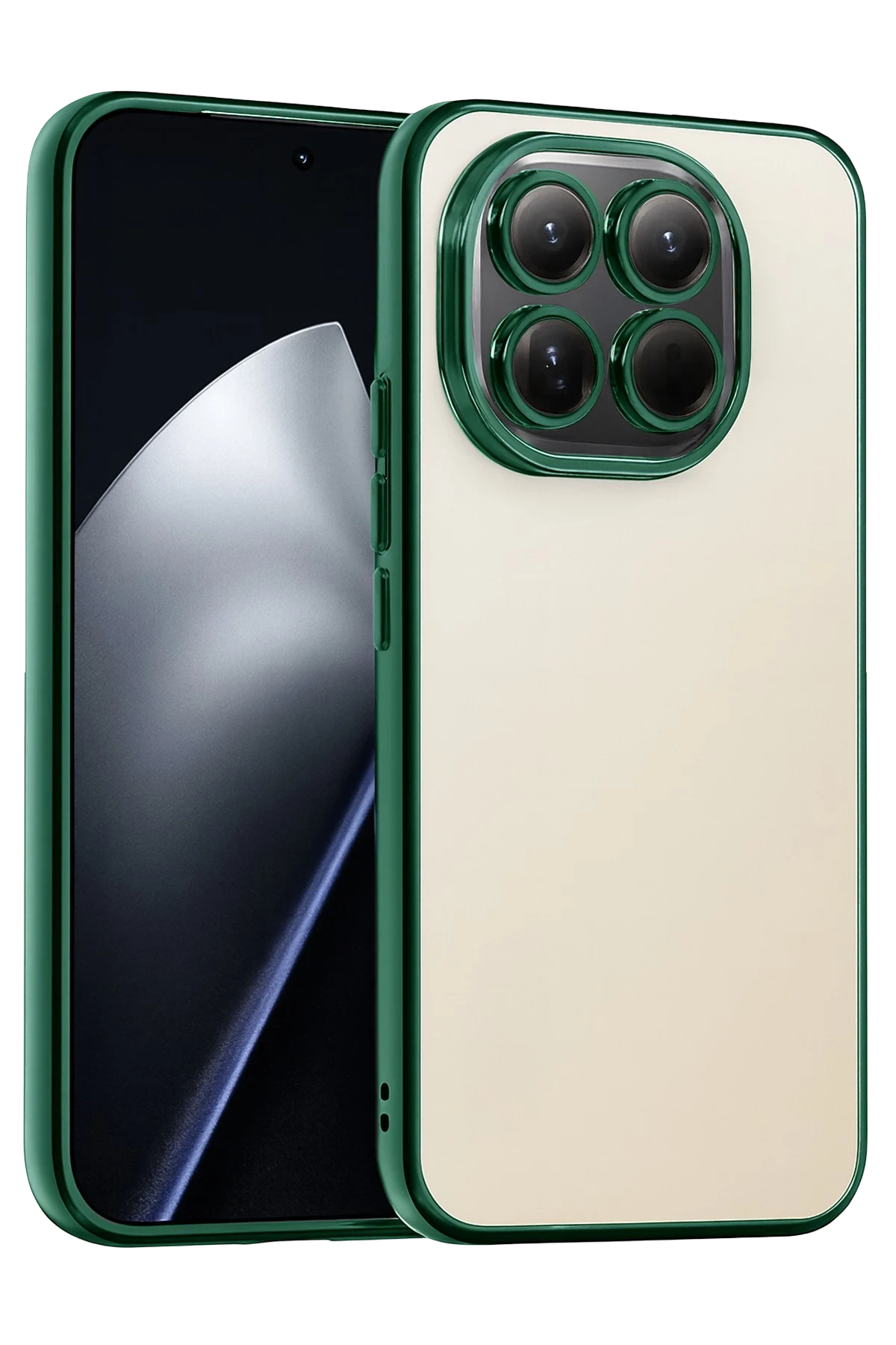 Newface Xiaomi Mi 15T Razer Lensli Silikon - Yeşil