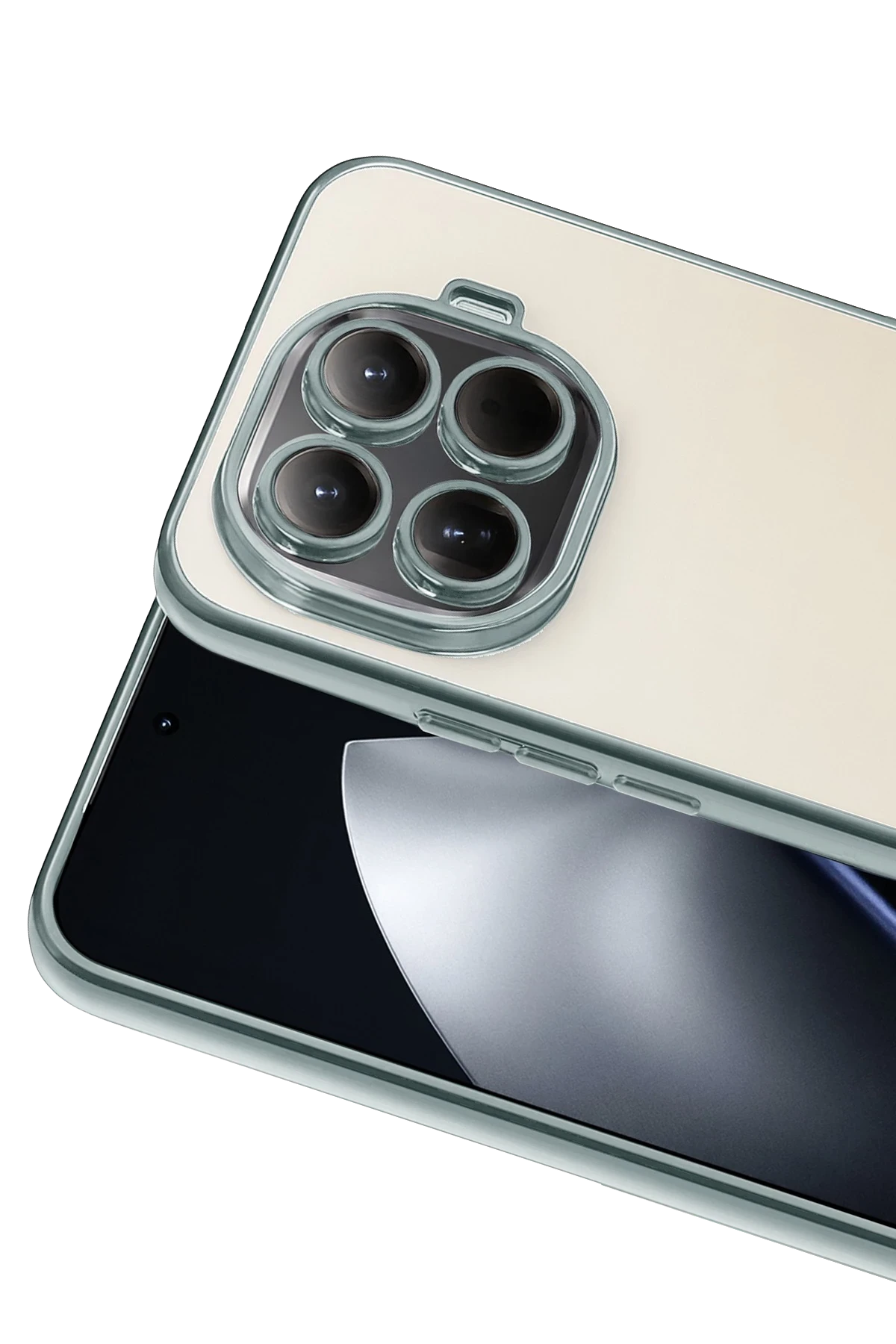 Newface Xiaomi Mi 15T Pro Razer Lensli Silikon - Gümüş