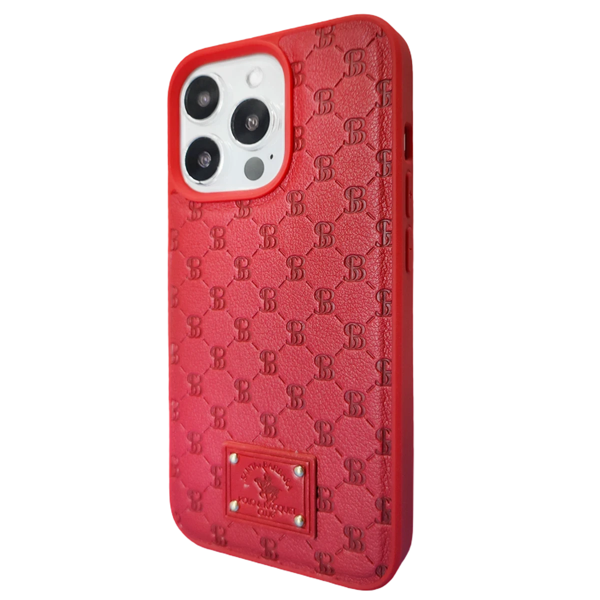 Santa Barbara Polo Racquet Club Apple iPhone 13 Pro Merte Kapak - Kırmızı