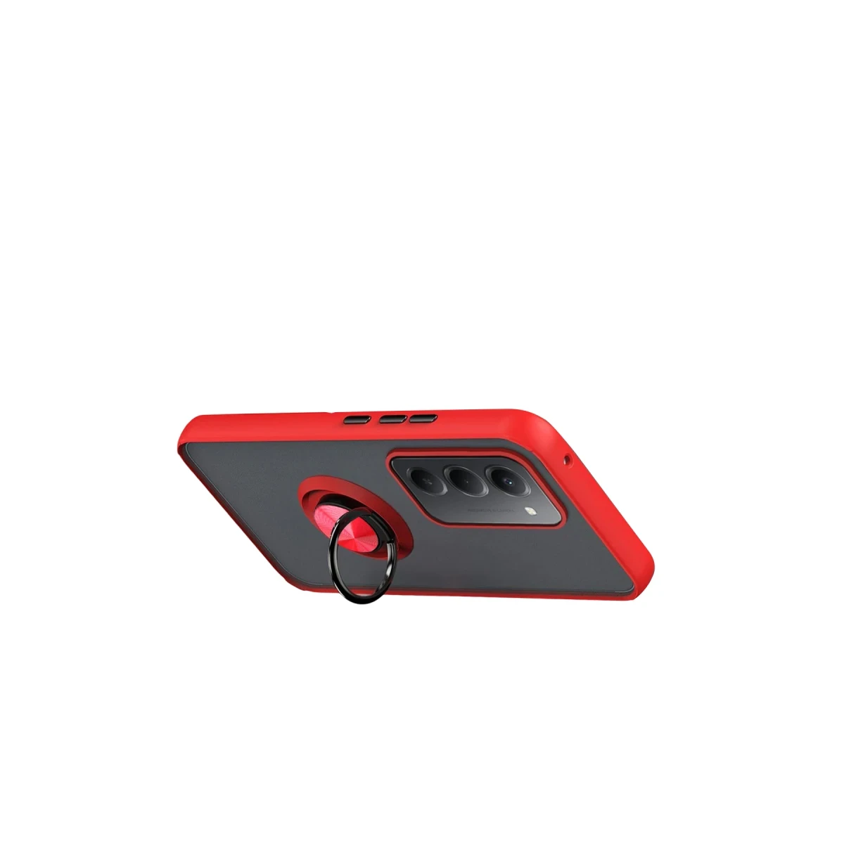 Newface Xiaomi Redmi 15 4G Montreal Yüzüklü Silikon Kapak - Kırmızı — görsel 7