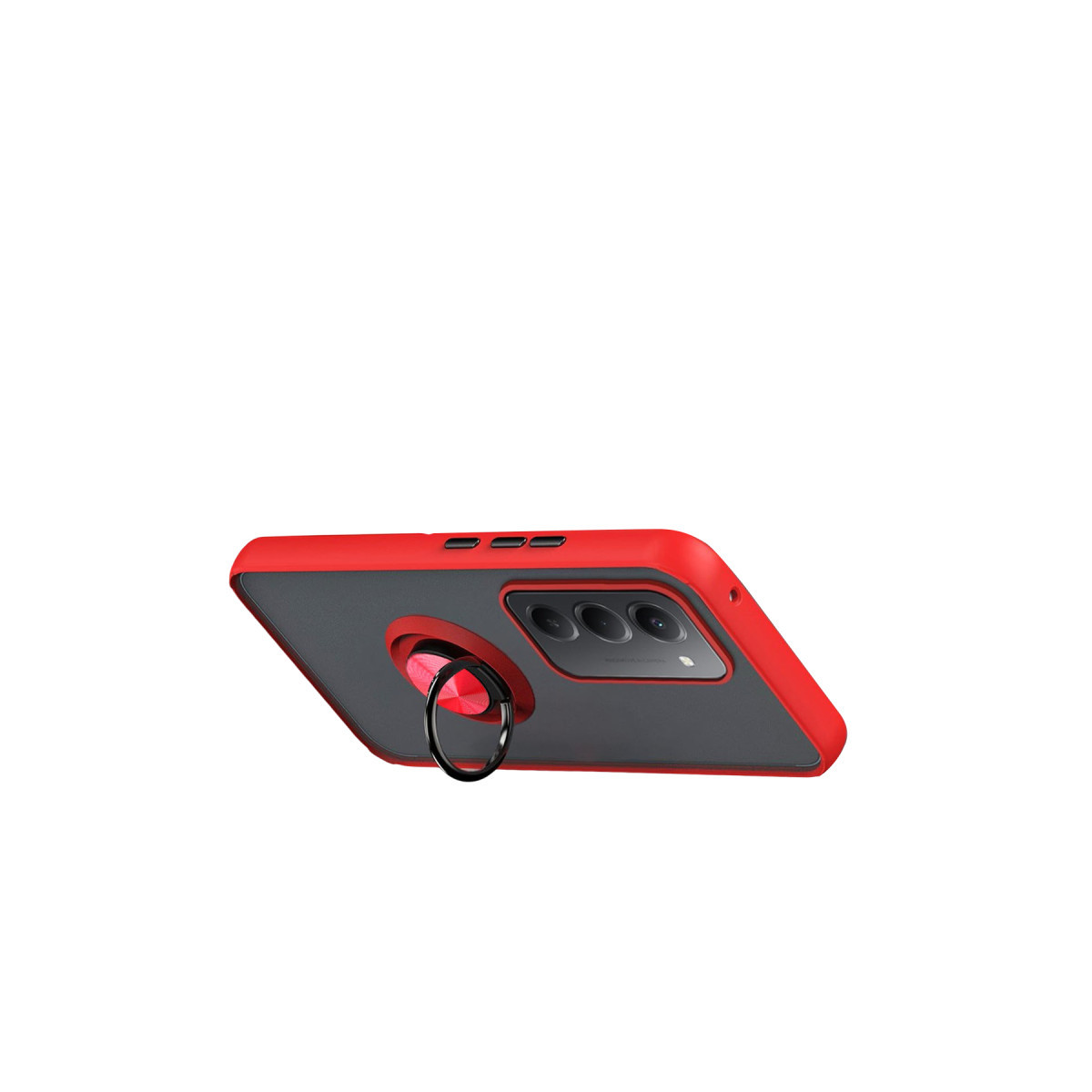 Newface Xiaomi Redmi 15 4G Montreal Yüzüklü Silikon Kapak - Kırmızı — görsel 11