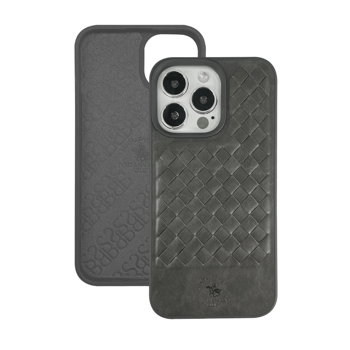 Santa Barbara Polo Racquet Club Apple iPhone 13 Pro Ravel Deri Kapak - Yeşil