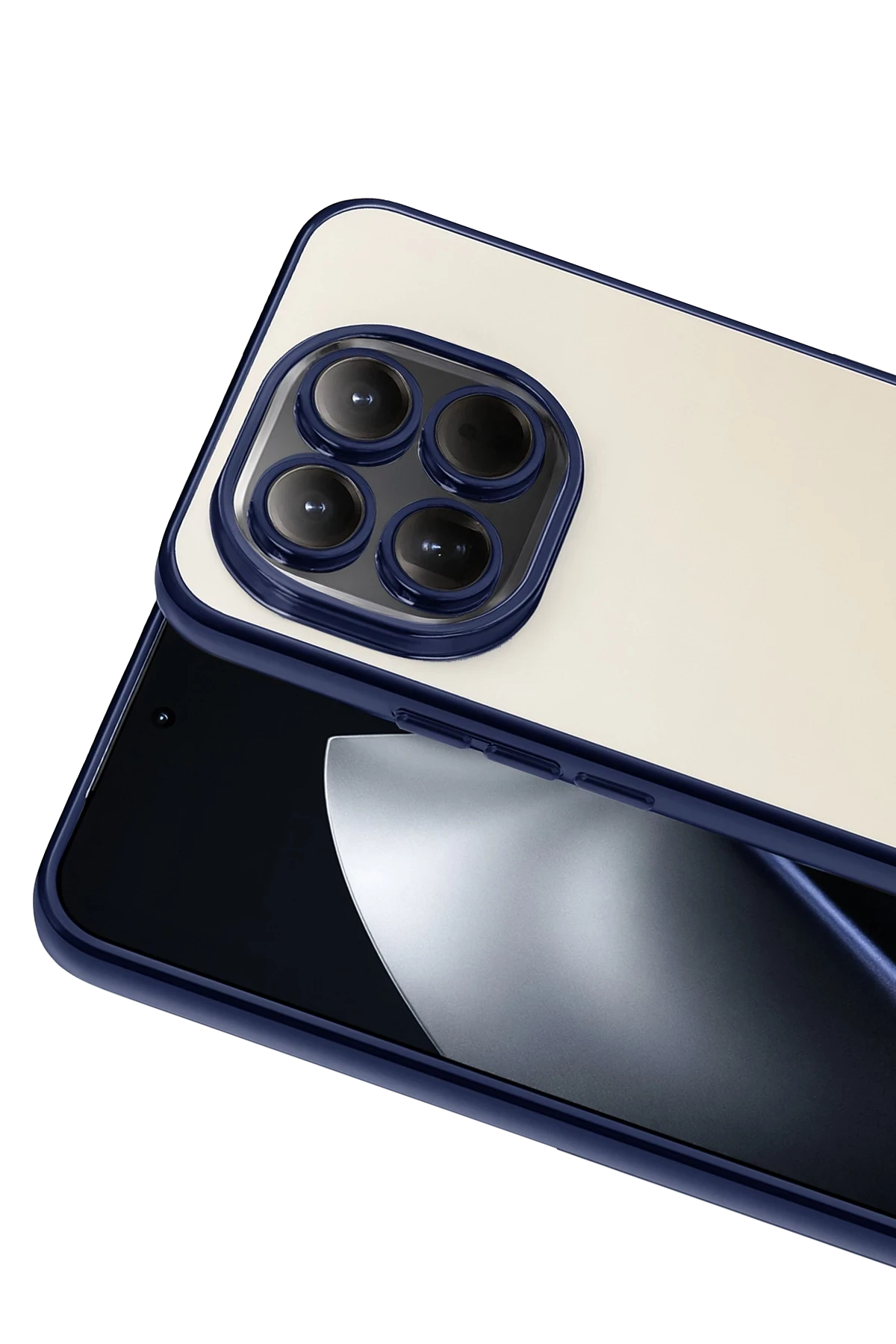 Newface Xiaomi Mi 15 Razer Lensli Silikon - Lacivert