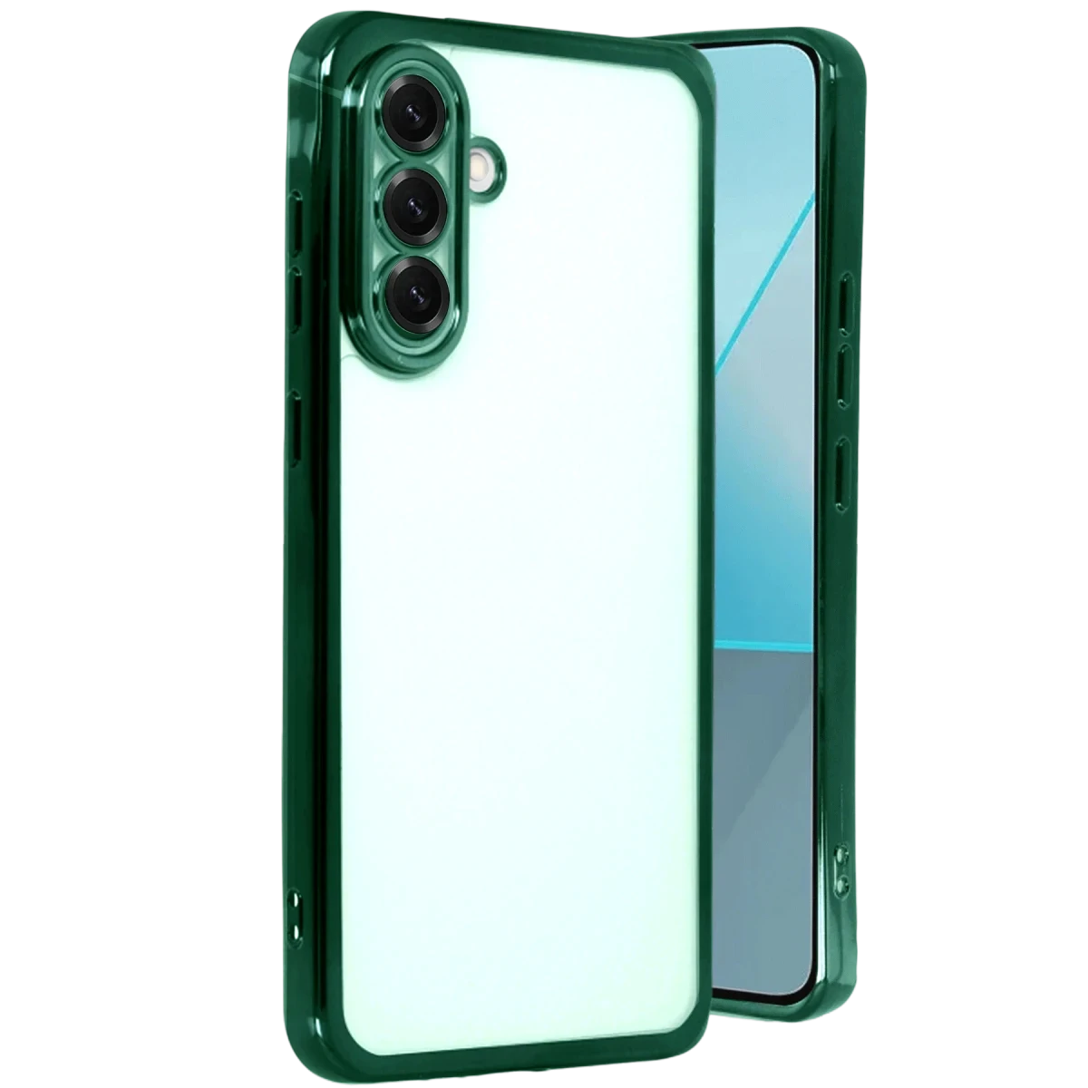 Newface Samsung Galaxy A17 5G Razer Lensli Silikon - Yeşil