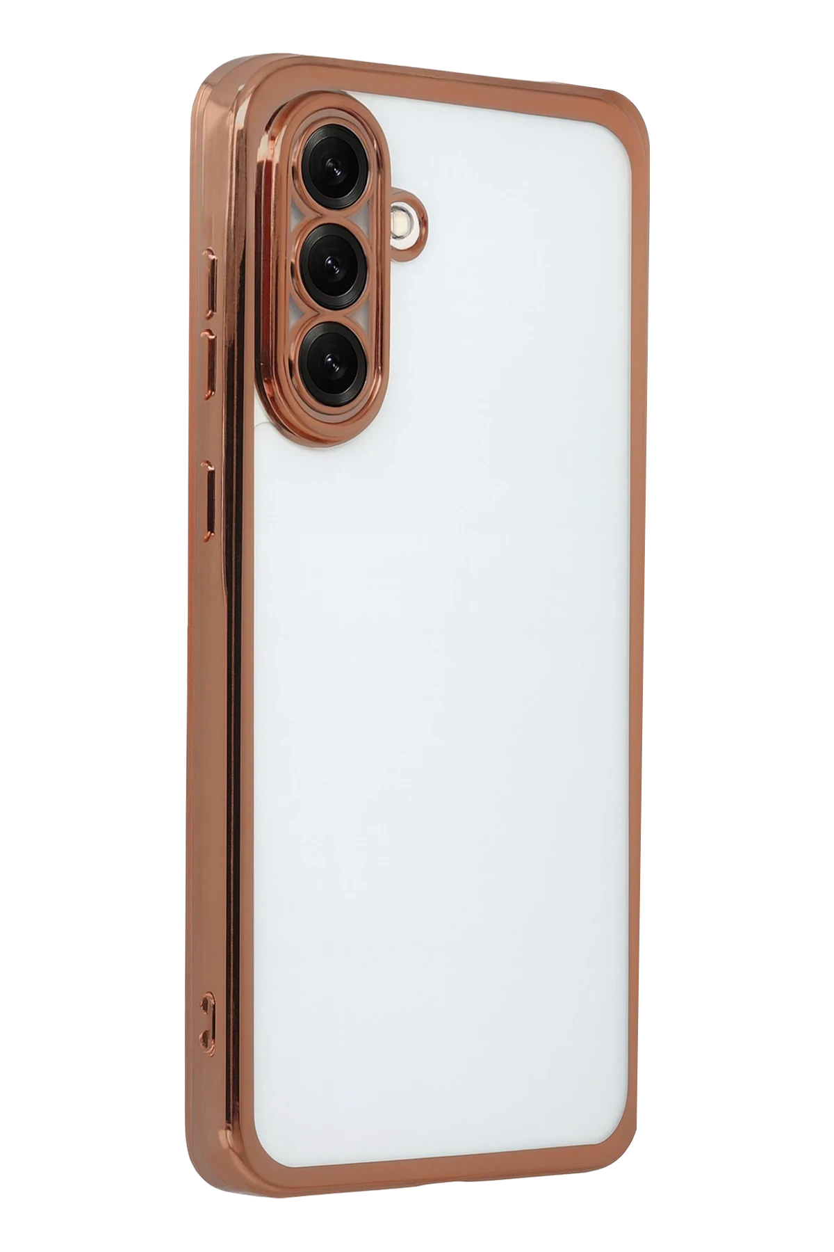Newface Samsung Galaxy A17 5G Razer Lensli Silikon - Çöl Titanyum