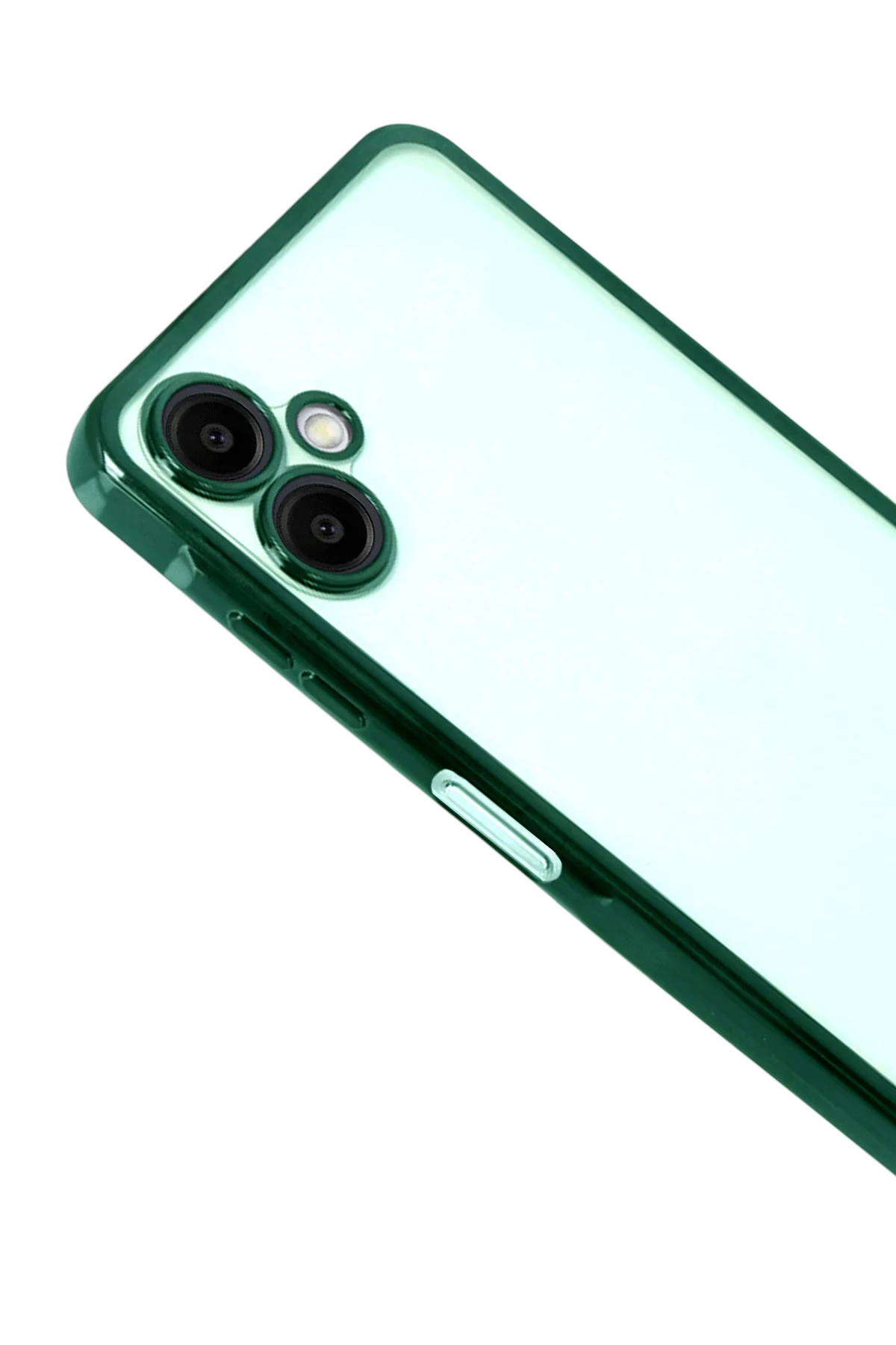 Newface Samsung Galaxy A07 4G Razer Lensli Silikon - Yeşil