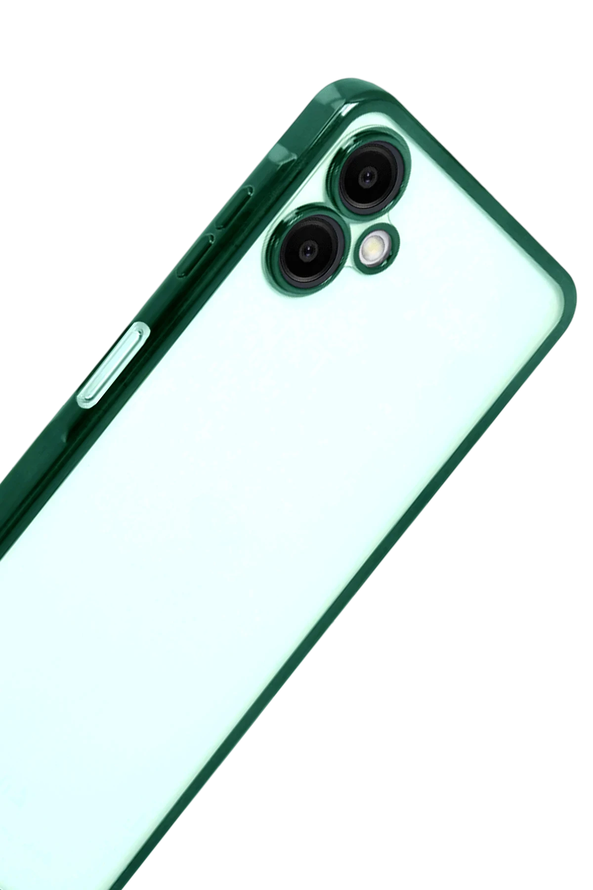 Newface Samsung Galaxy A07 4G Razer Lensli Silikon - Yeşil