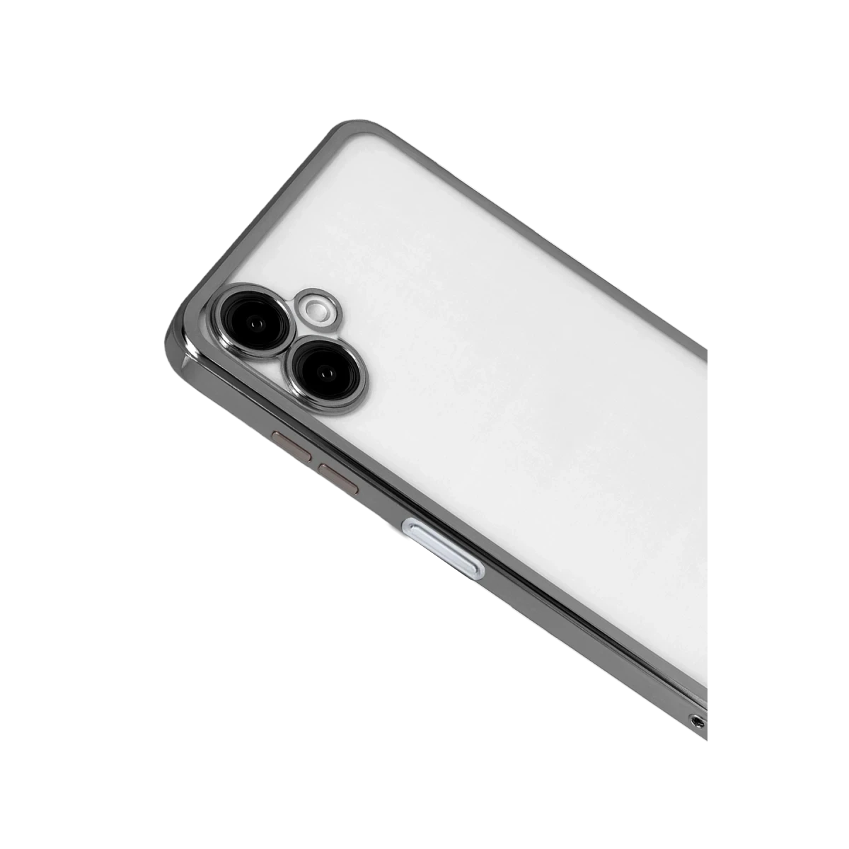 Newface Samsung Galaxy A07 4G Razer Lensli Silikon - Titan Gri