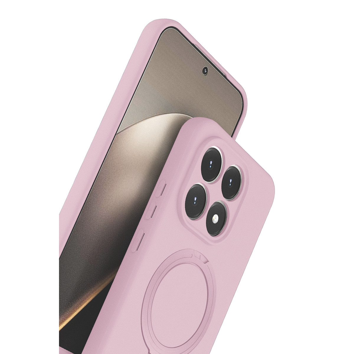 Newface Xiaomi Mi 15T Regal Magsafe Standlı Kapak - Açık Pembe — görsel 9