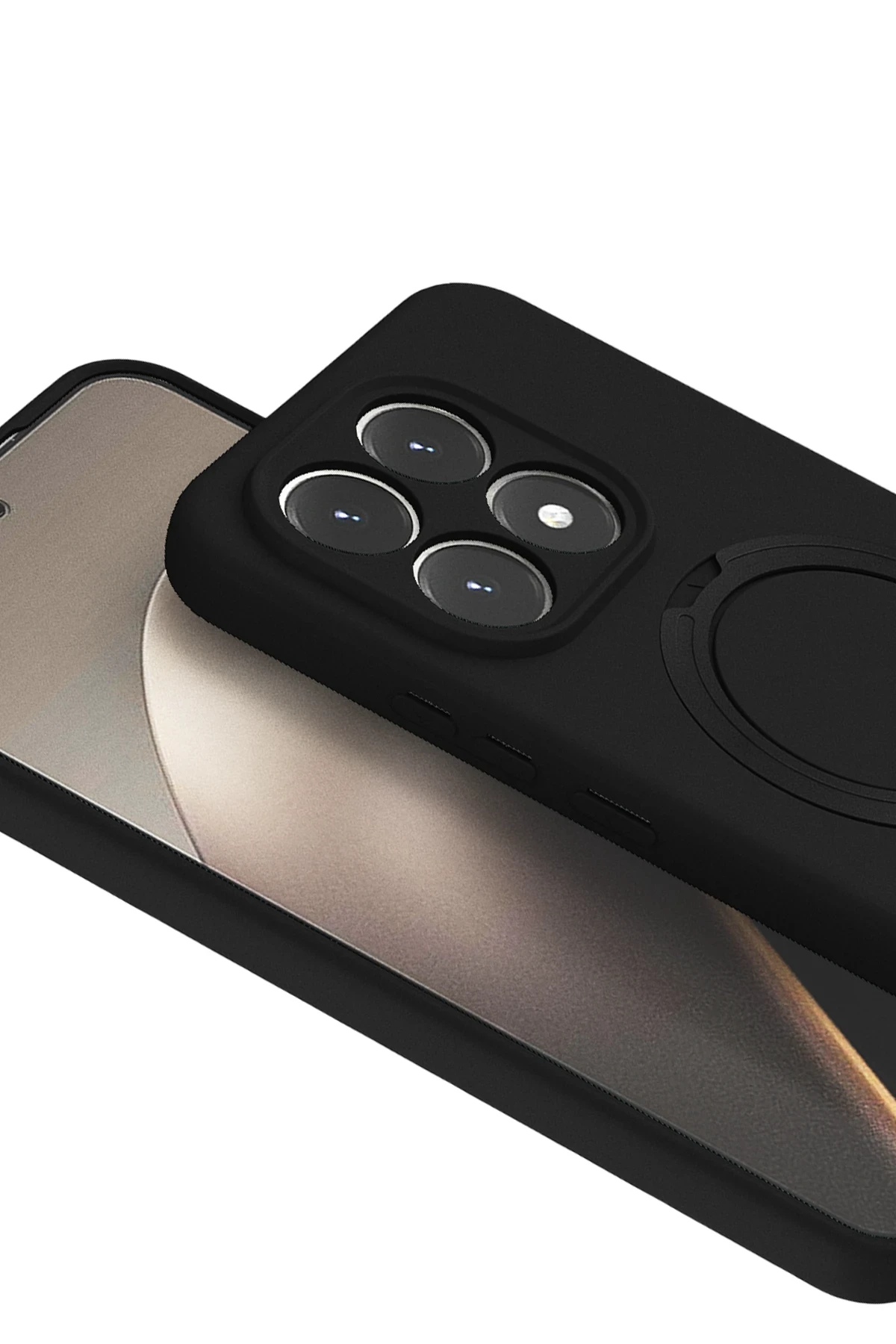 Newface Xiaomi Mi 15T Regal Magsafe Standlı Kapak - Siyah