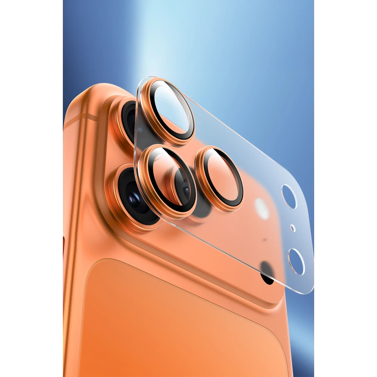 Keephone Apple iPhone 17 Pro Reggio Kamera Lens - Gümüş