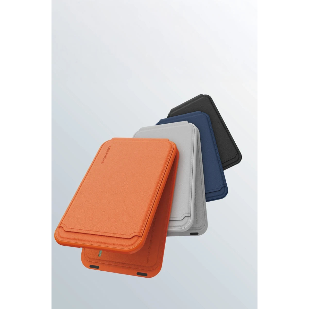 Keephone MagFold Deri Manyetik Cüzdan - Mavi