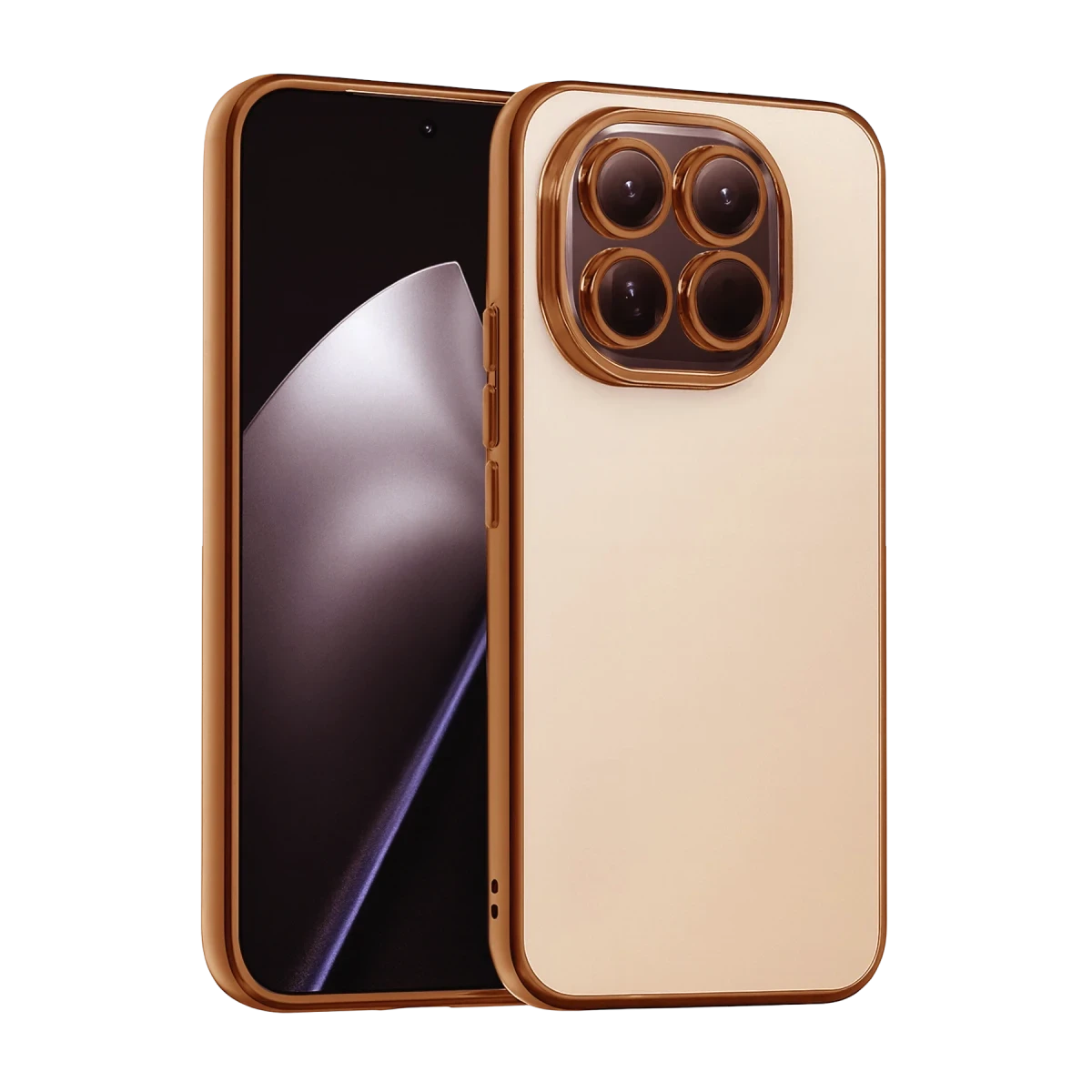 Newface Xiaomi Mi 15T Razer Lensli Silikon - Çöl Titanyum