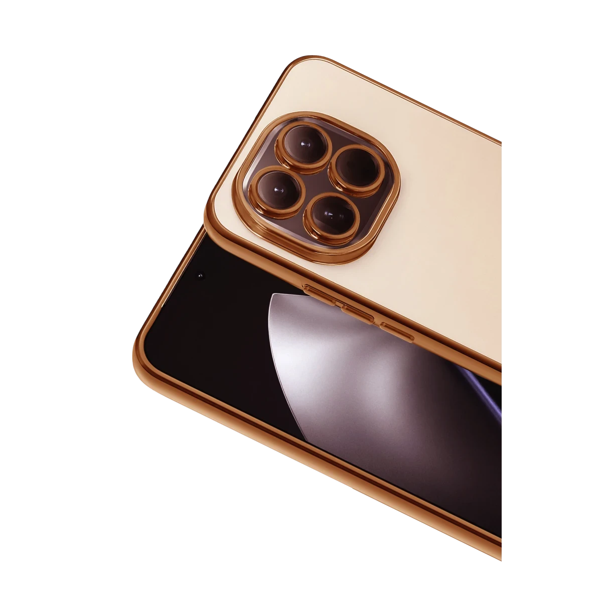 Newface Xiaomi Mi 15T Razer Lensli Silikon - Çöl Titanyum