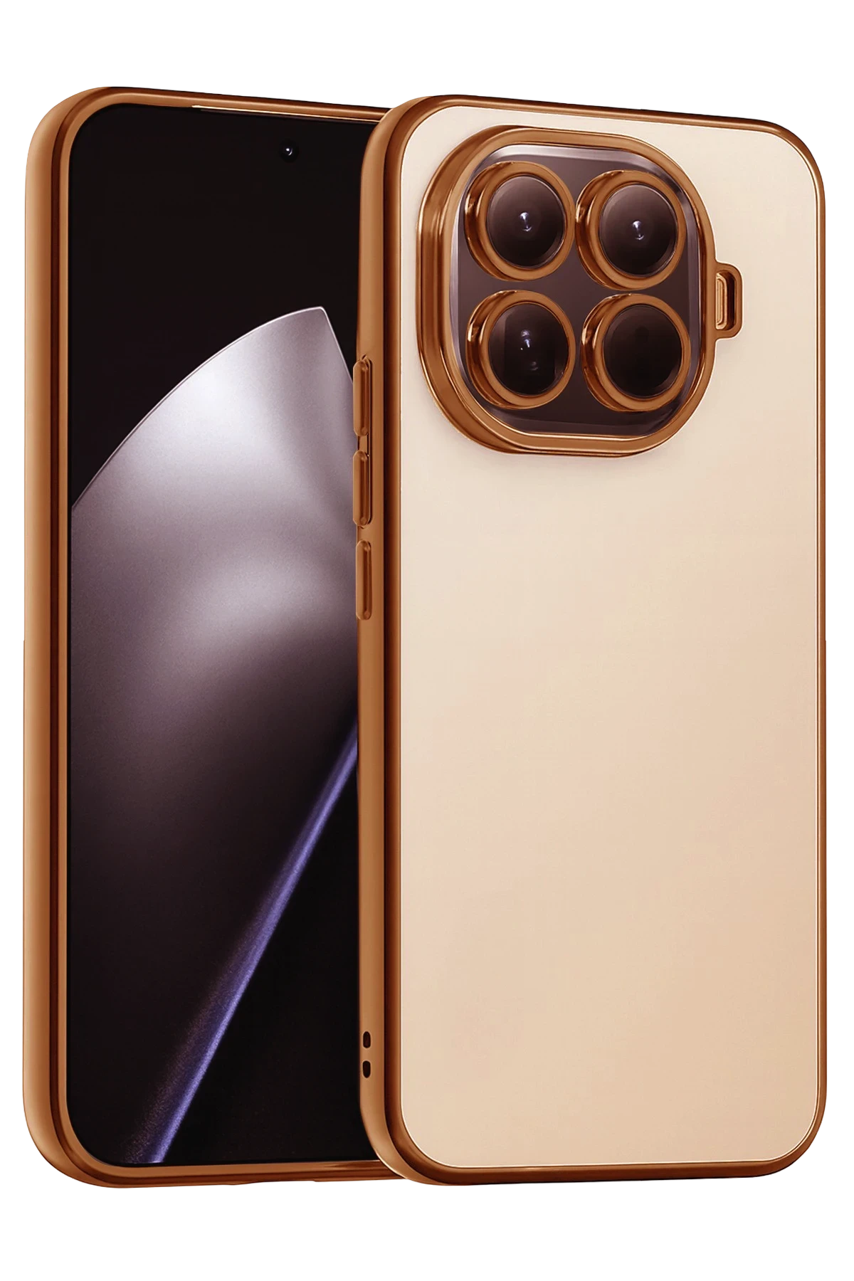 Newface Xiaomi Mi 15T Pro Razer Lensli Silikon - Çöl Titanyum