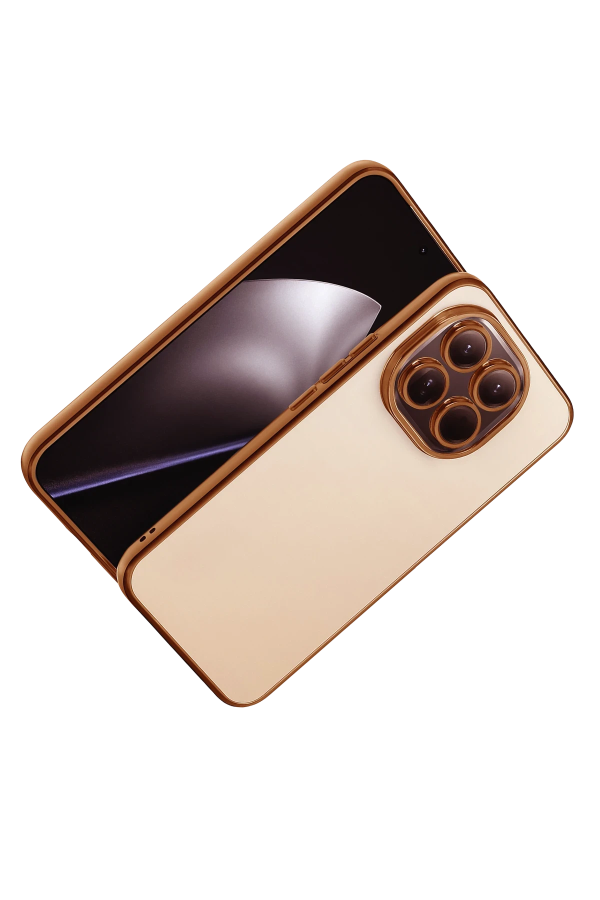 Newface Xiaomi Mi 15 Razer Lensli Silikon - Çöl Titanyum