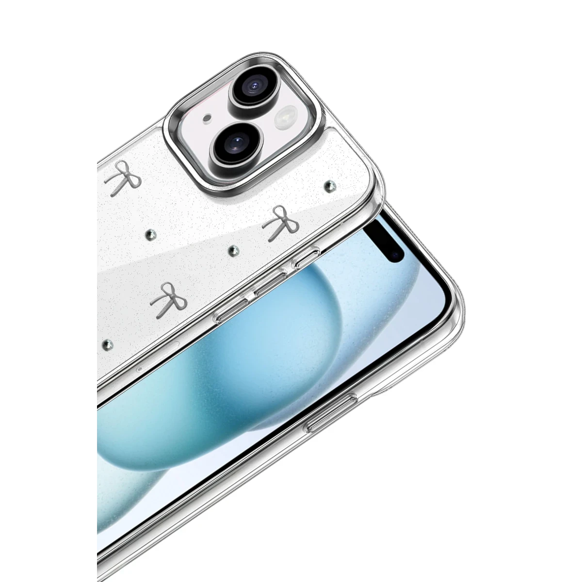 Newface Apple iPhone 15 Plus Fiyonk Desenli Kapak - Desen 5