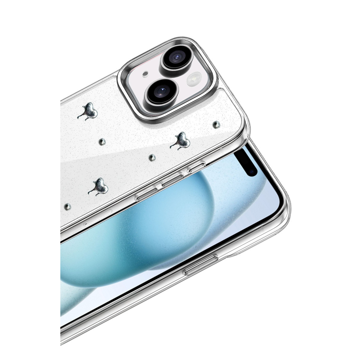 Newface Apple iPhone 15 Plus Fiyonk Desenli Kapak - Desen 1 — görsel 8