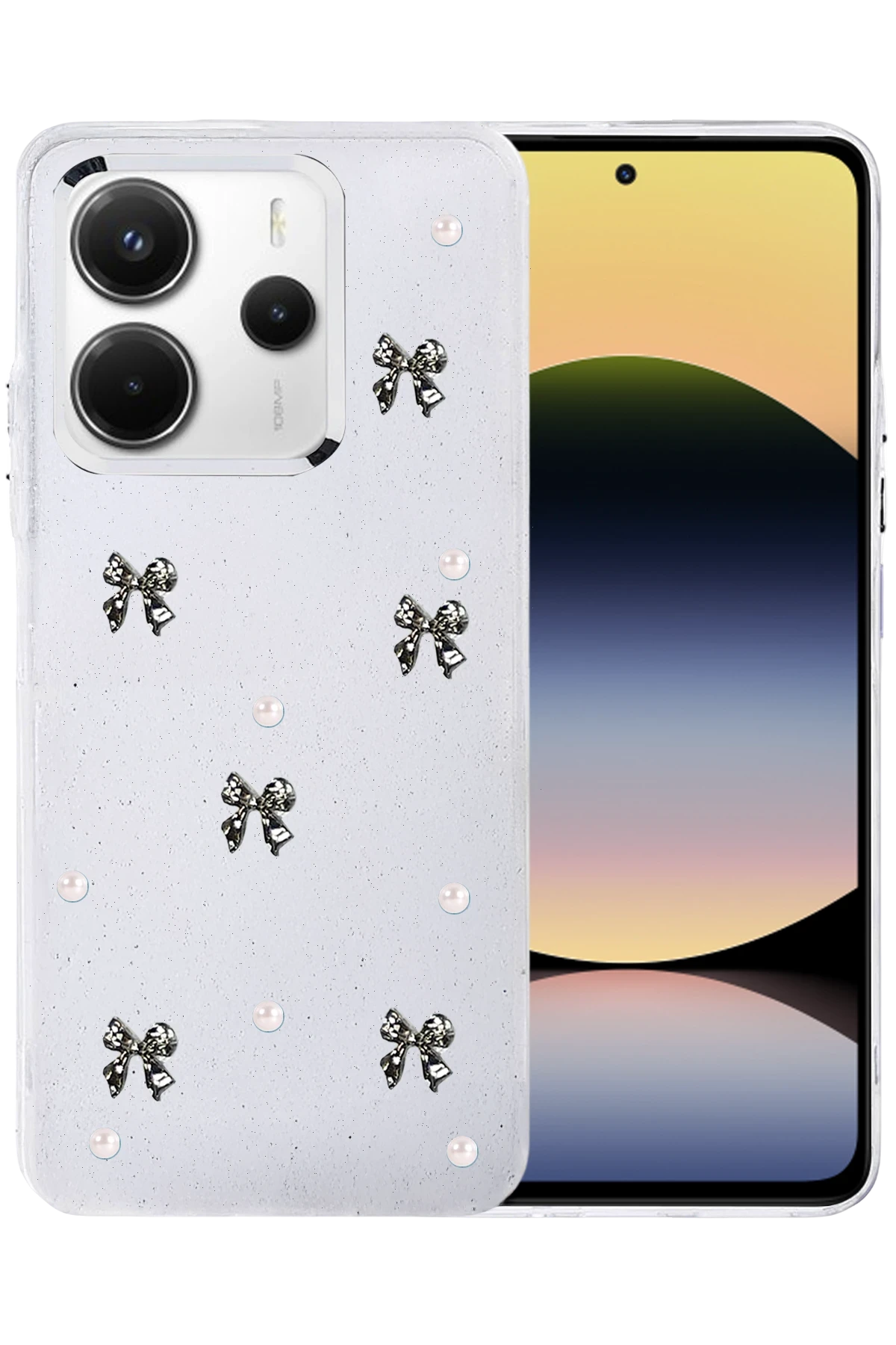 Newface Xiaomi Redmi Note 14 4G Fiyonk Desenli Kapak - Desen 8