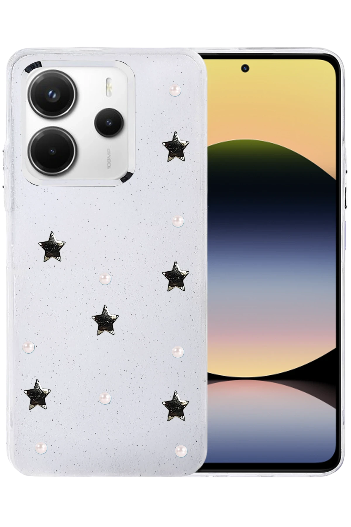 Newface Xiaomi Redmi Note 14 4G Fiyonk Desenli Kapak - Desen 7