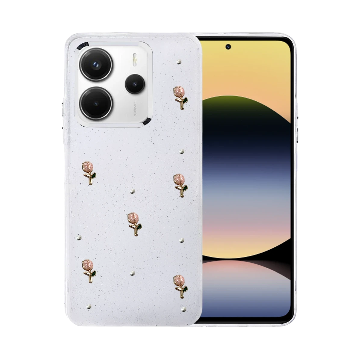 Newface Xiaomi Redmi Note 14 4G Fiyonk Desenli Kapak - Desen 6