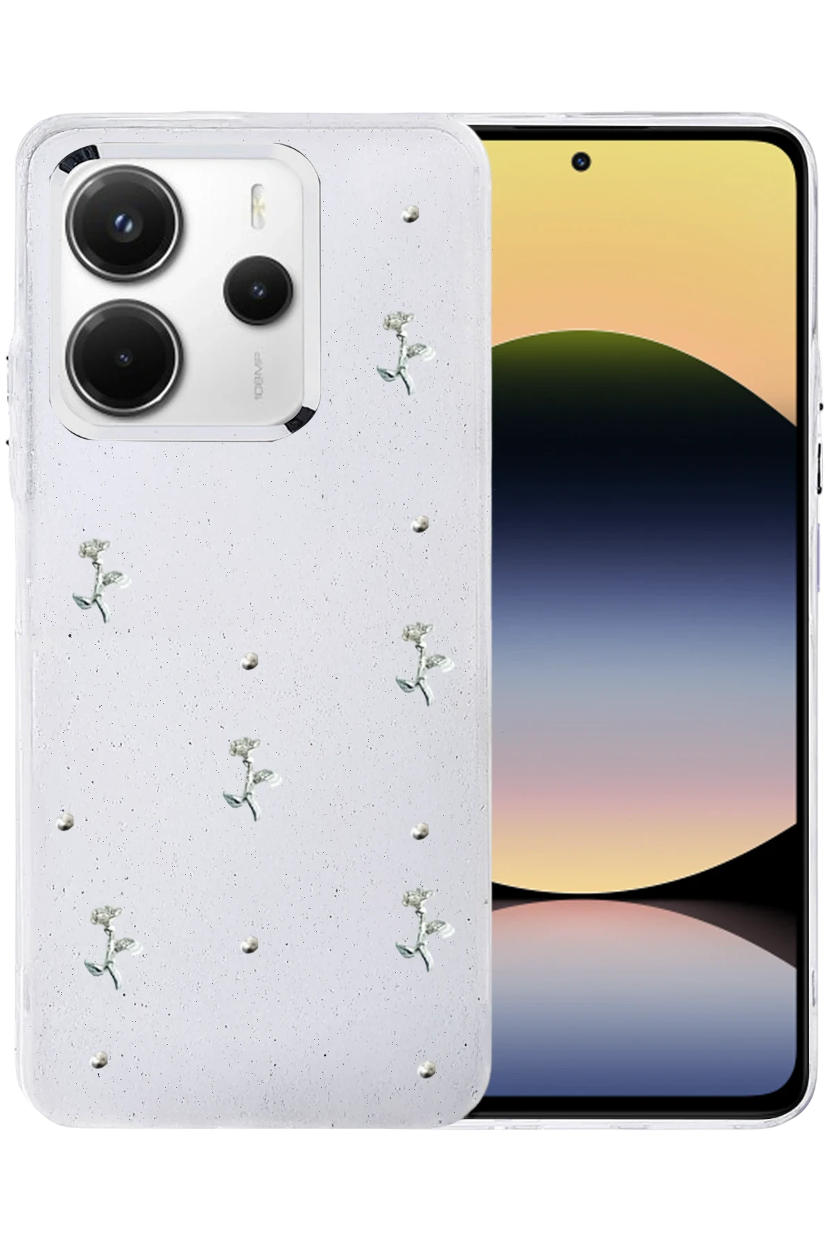 Newface Xiaomi Redmi Note 14 4G Fiyonk Desenli Kapak - Desen 4