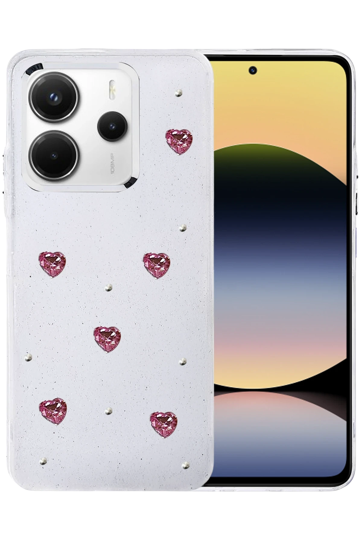 Newface Xiaomi Redmi Note 14 4G Fiyonk Desenli Kapak - Desen 3