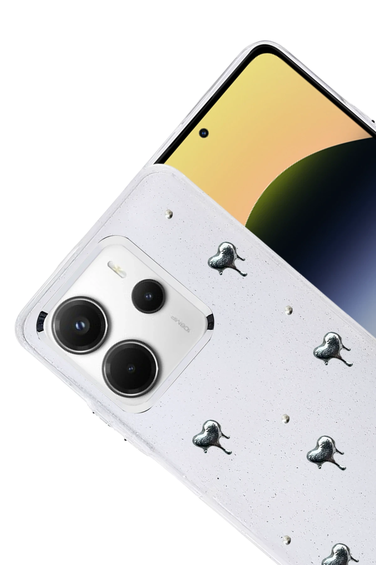 Newface Xiaomi Redmi Note 14 4G Fiyonk Desenli Kapak - Desen 1