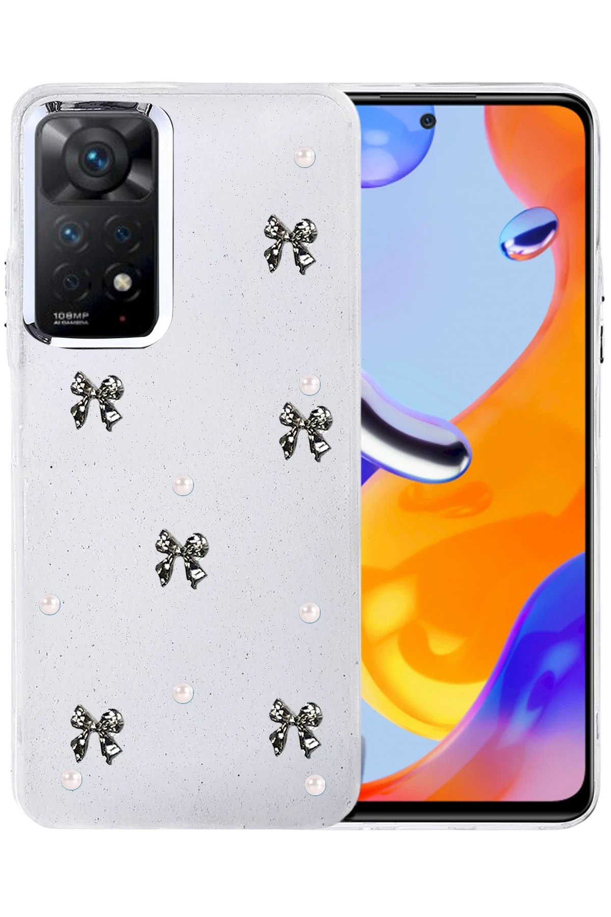 Newface Xiaomi Redmi Note 11 Pro Fiyonk Desenli Kapak - Desen 8