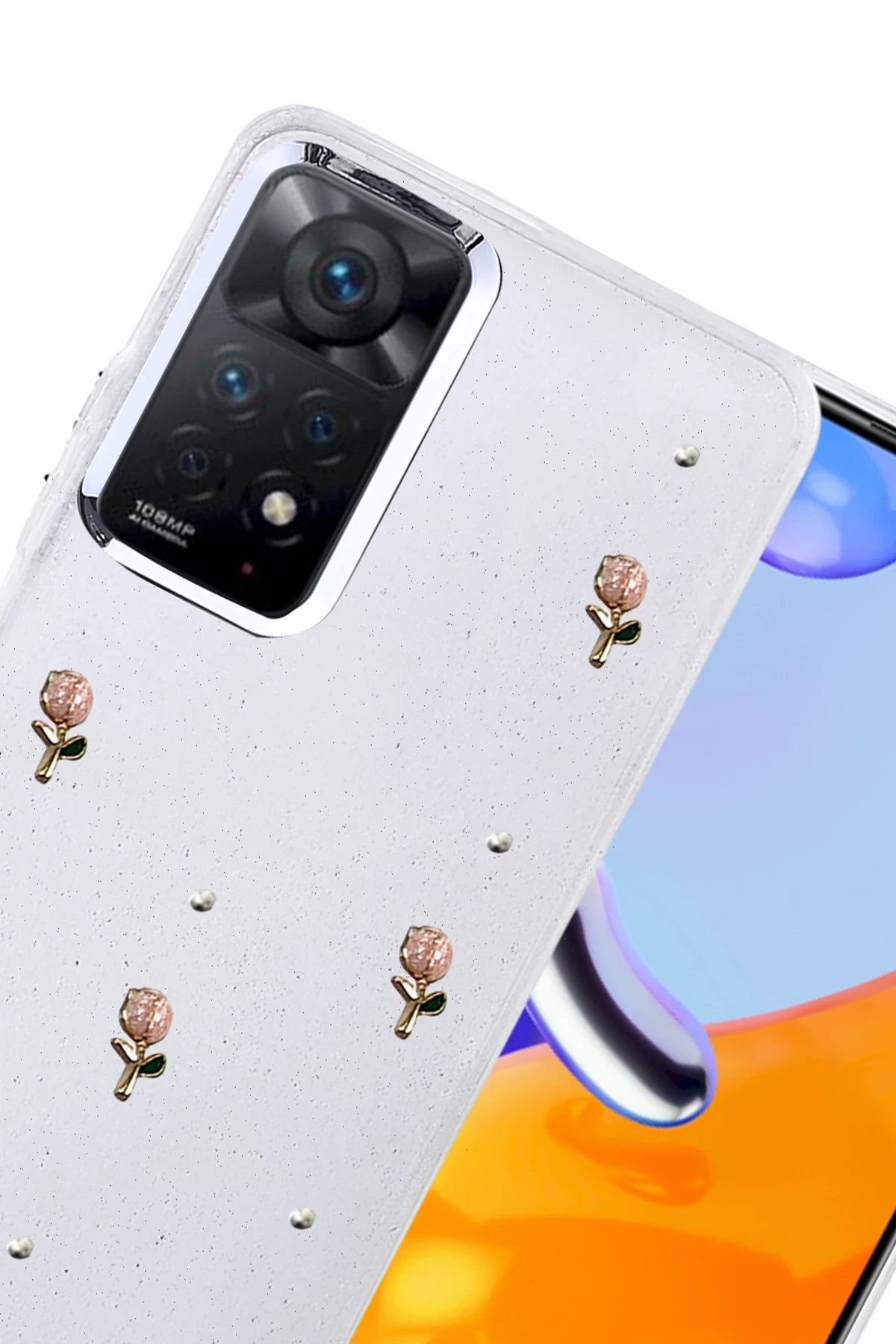 Newface Xiaomi Redmi Note 11 Pro Fiyonk Desenli Kapak - Desen 6