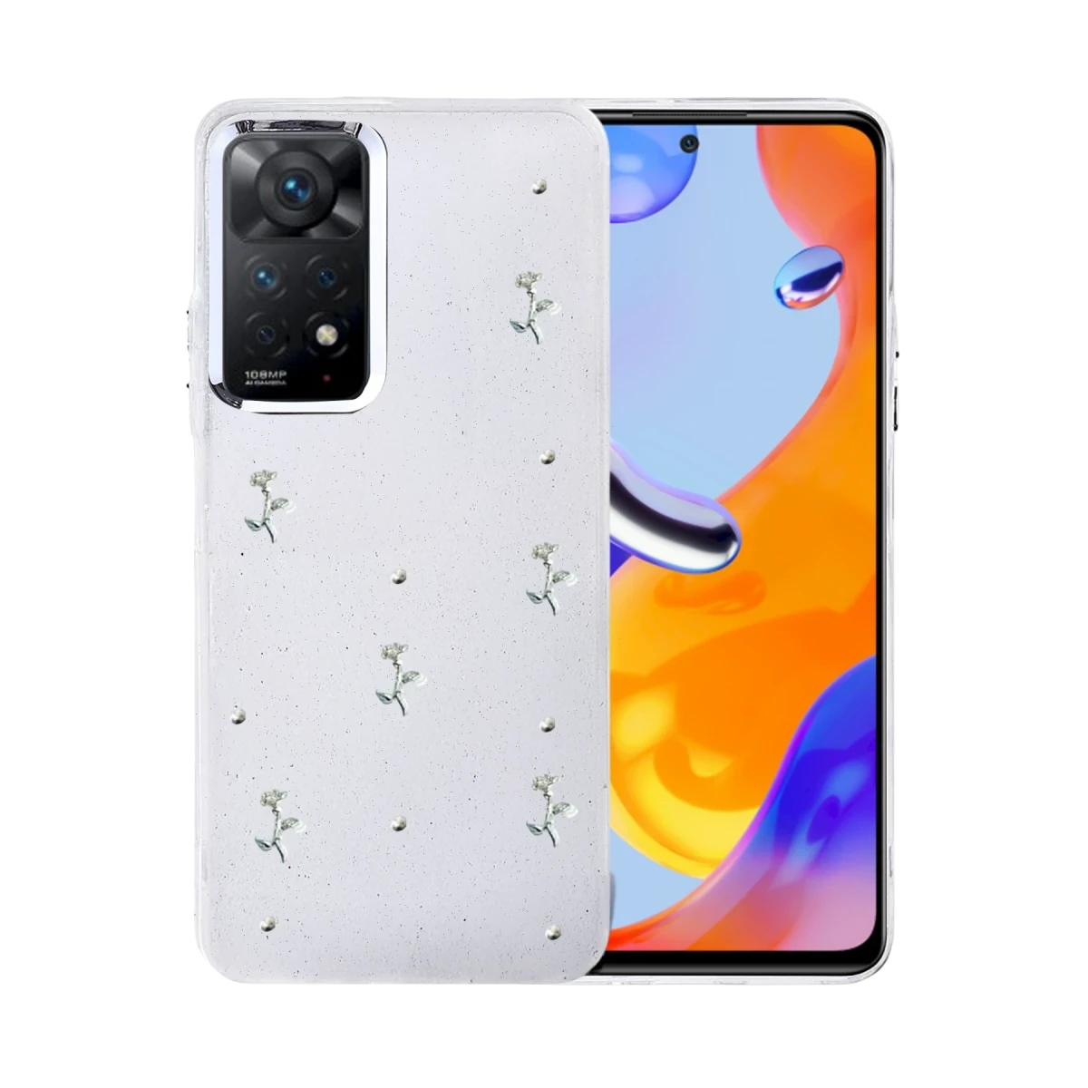 Newface Xiaomi Redmi Note 11 Pro Fiyonk Desenli Kapak - Desen 4