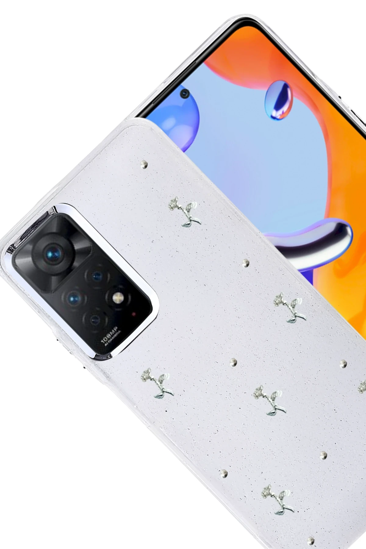 Newface Xiaomi Redmi Note 11 Pro Fiyonk Desenli Kapak - Desen 4