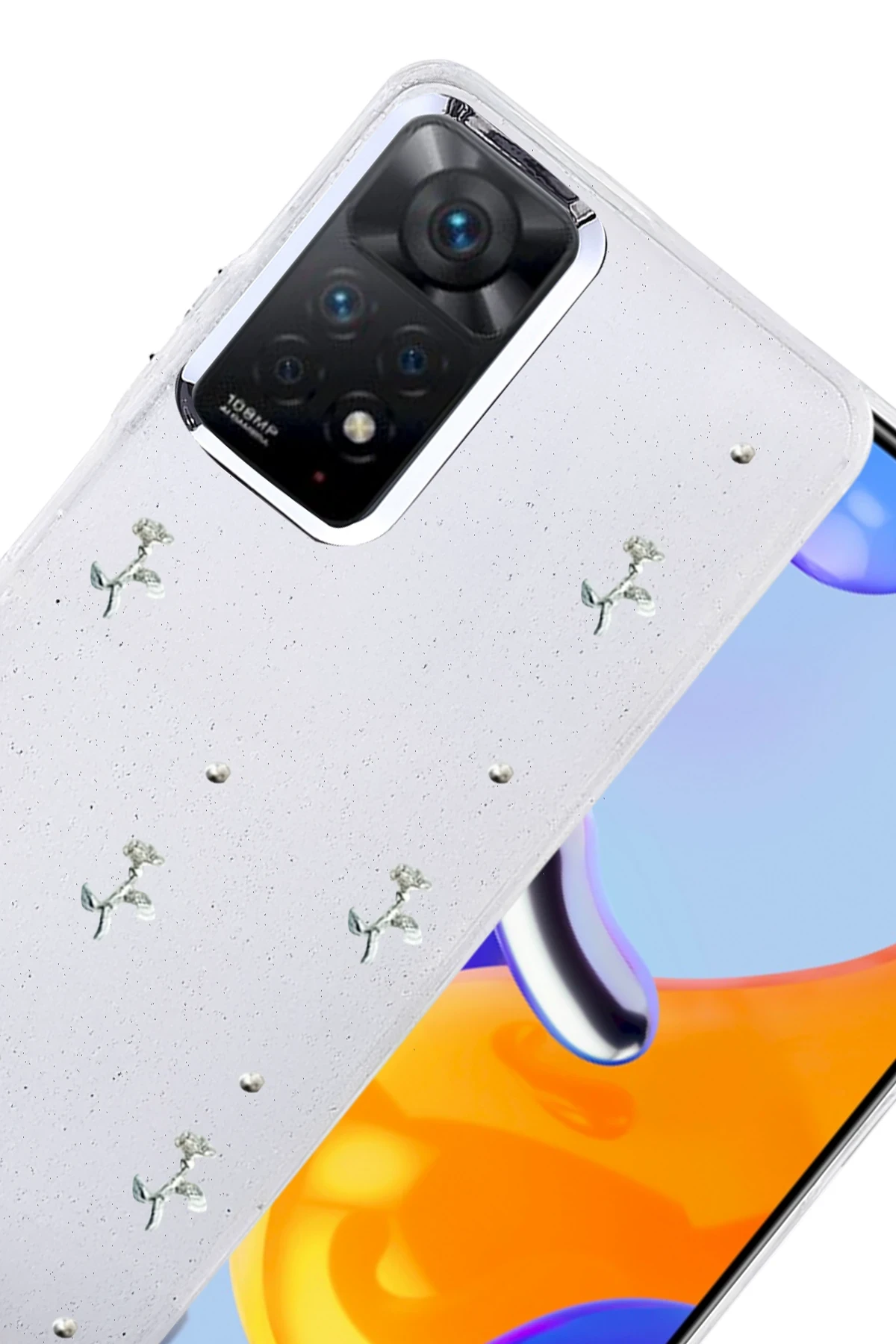 Newface Xiaomi Redmi Note 11 Pro Fiyonk Desenli Kapak - Desen 4