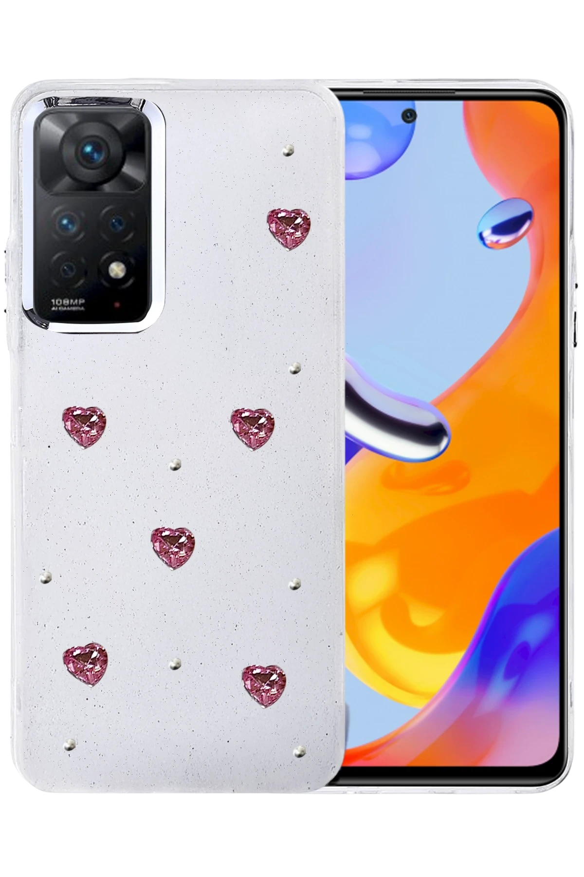 Newface Xiaomi Redmi Note 11 Pro Fiyonk Desenli Kapak - Desen 3