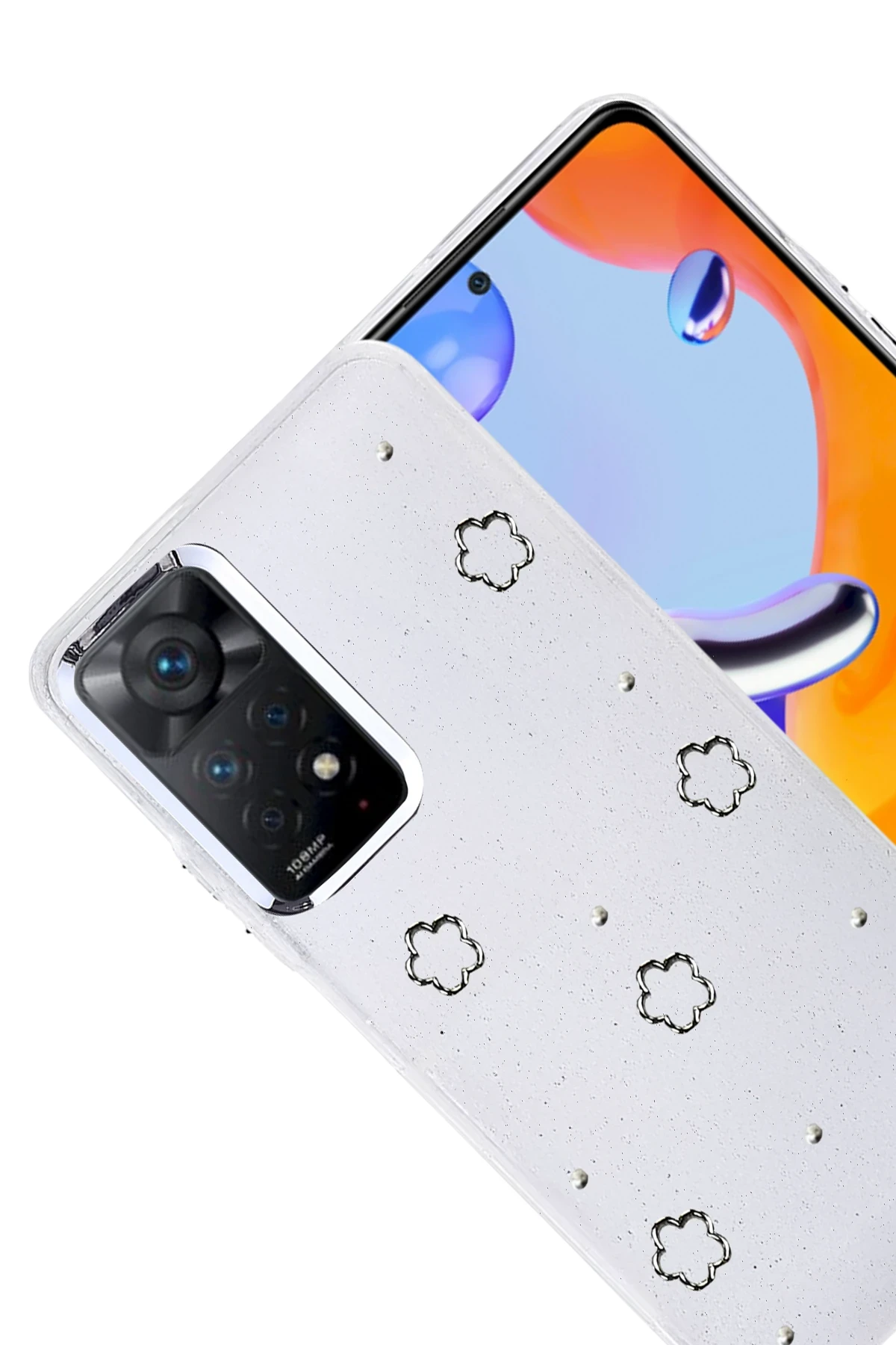 Newface Xiaomi Redmi Note 11 Pro Fiyonk Desenli Kapak - Desen 2