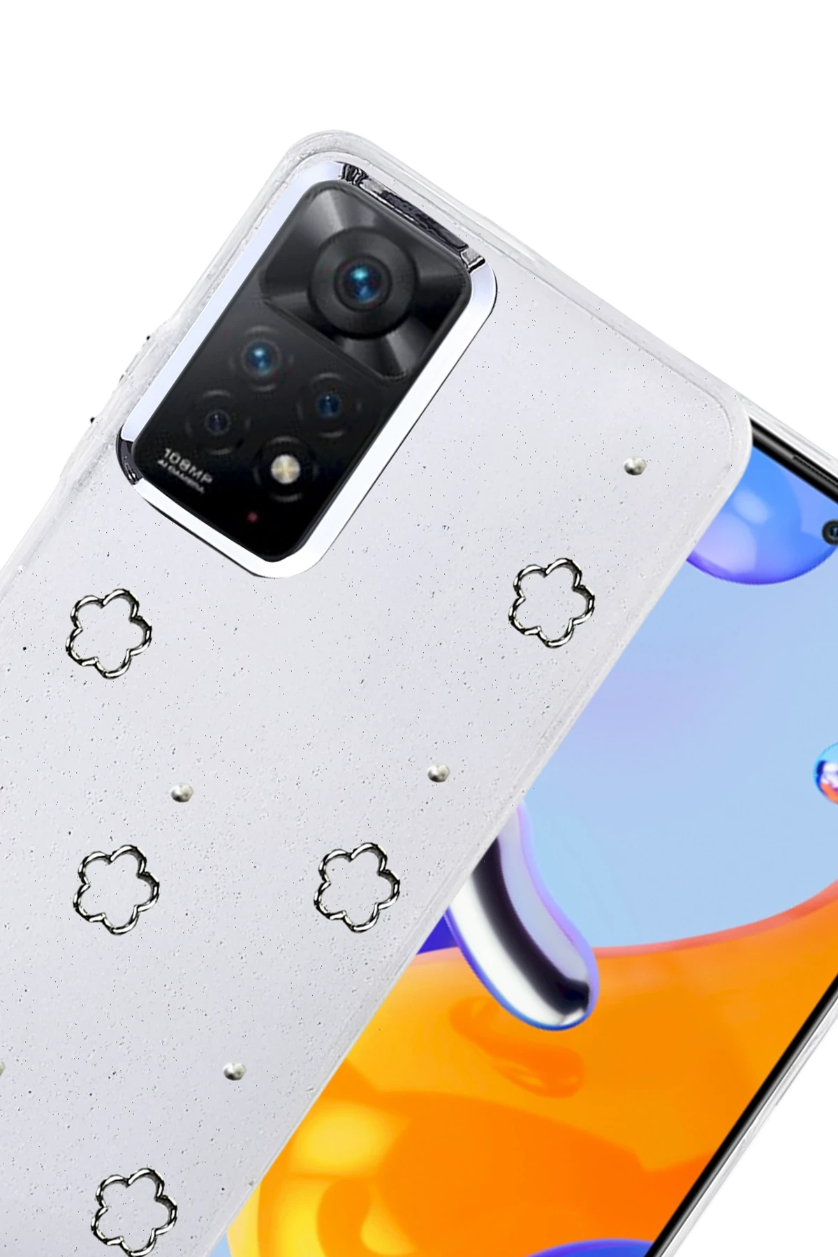 Newface Xiaomi Redmi Note 11 Pro Fiyonk Desenli Kapak - Desen 2