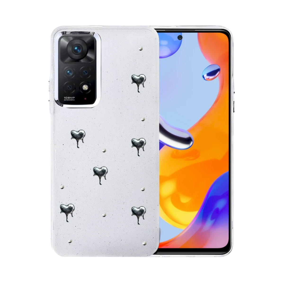 Newface Xiaomi Redmi Note 11 Pro Fiyonk Desenli Kapak - Desen 1 — görsel 4