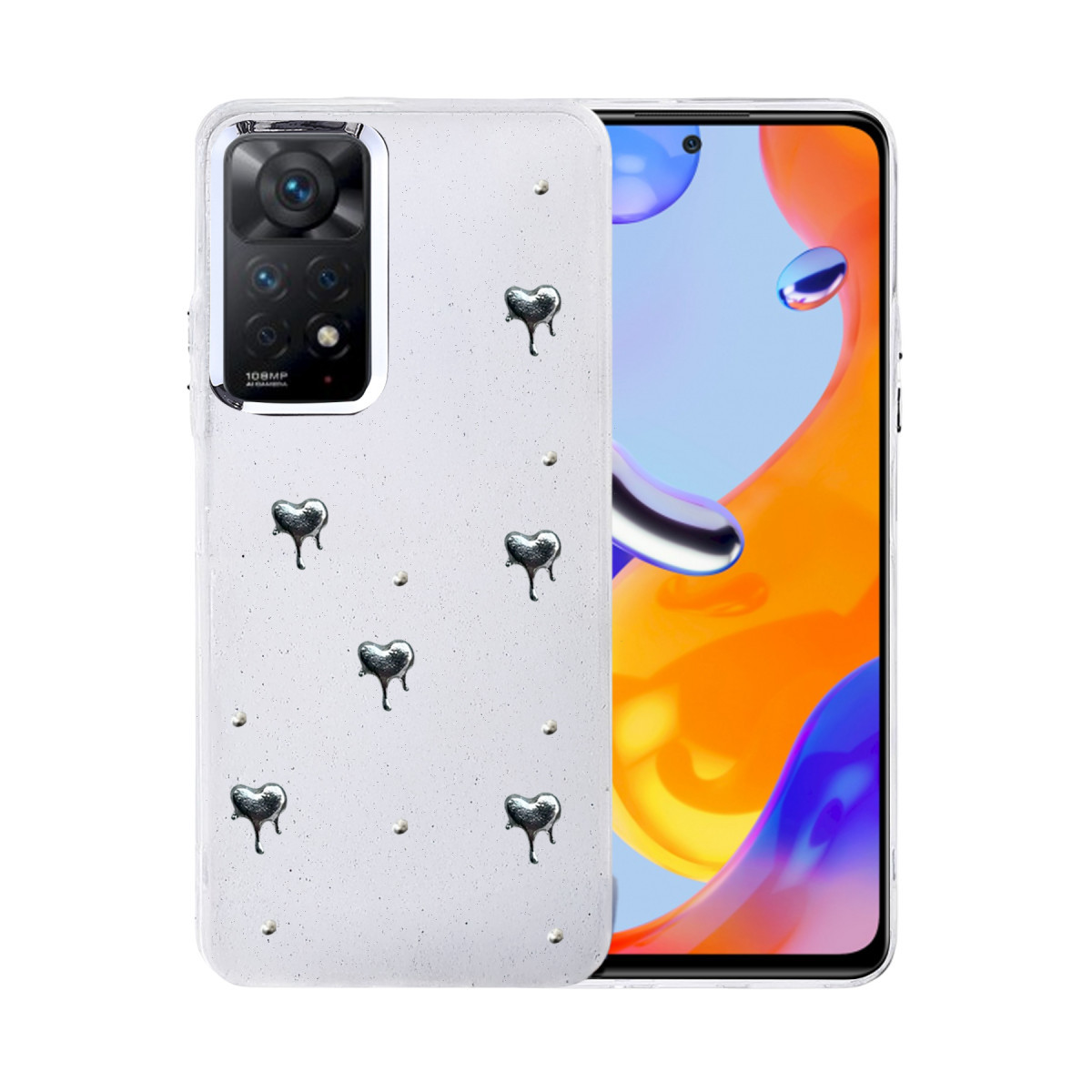 Newface Xiaomi Redmi Note 11 Pro Fiyonk Desenli Kapak - Desen 1 — görsel 7