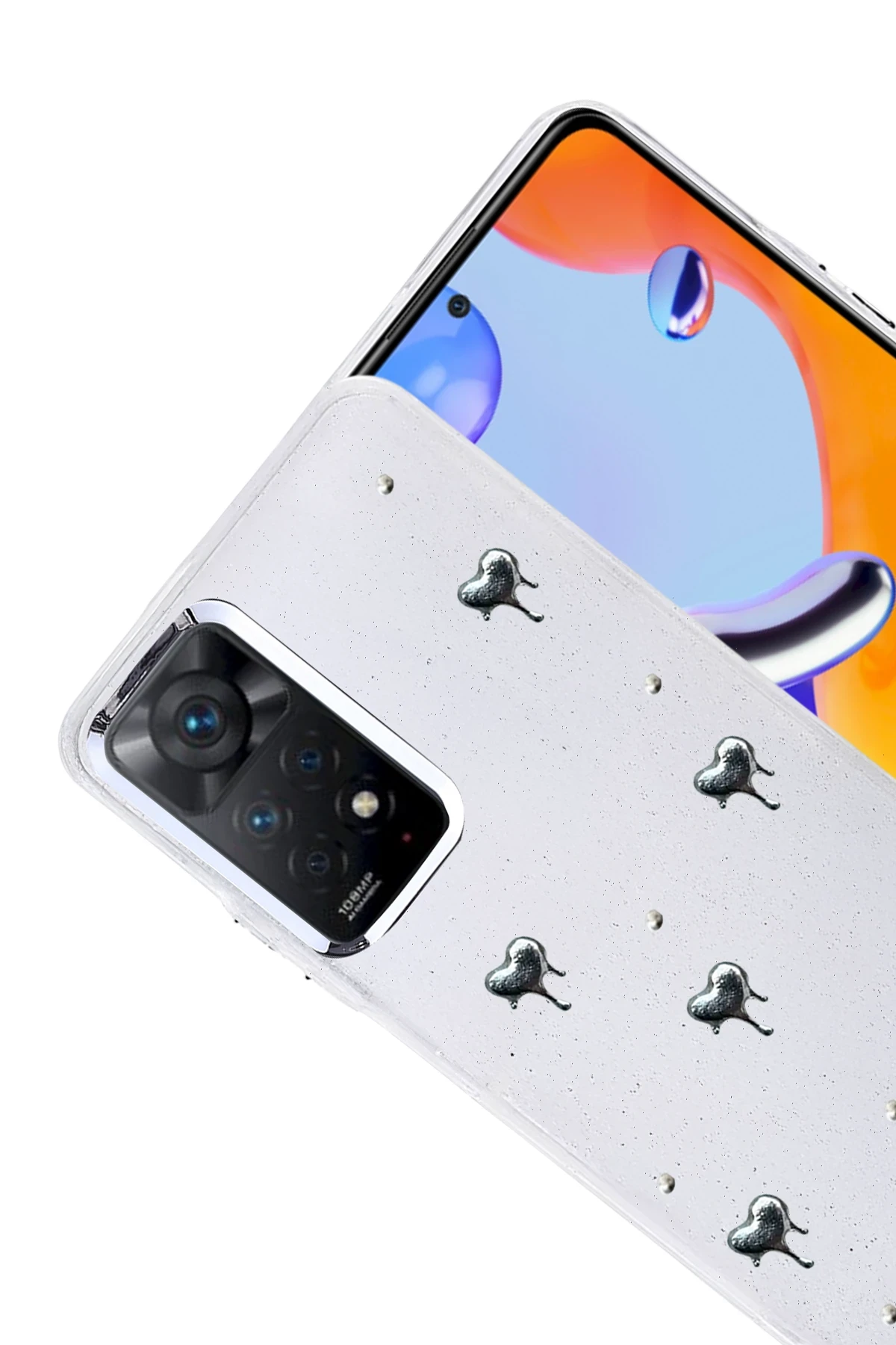 Newface Xiaomi Redmi Note 11 Pro Fiyonk Desenli Kapak - Desen 1
