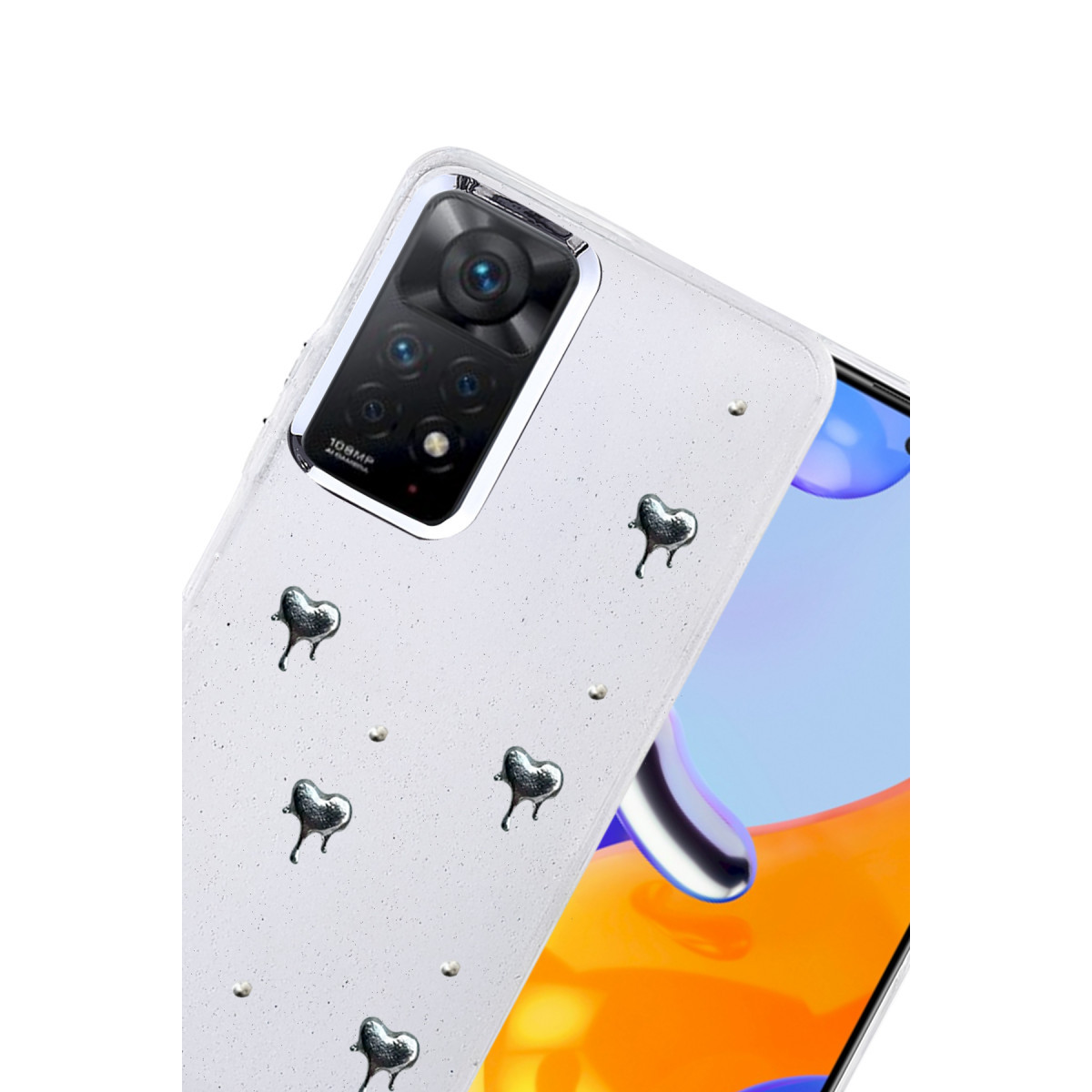 Newface Xiaomi Redmi Note 11 Pro Fiyonk Desenli Kapak - Desen 1 — görsel 9