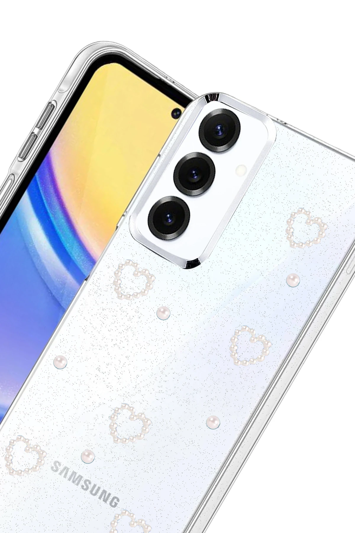 Newface Samsung Galaxy S23 FE Fiyonk Desenli Kapak - Desen 10