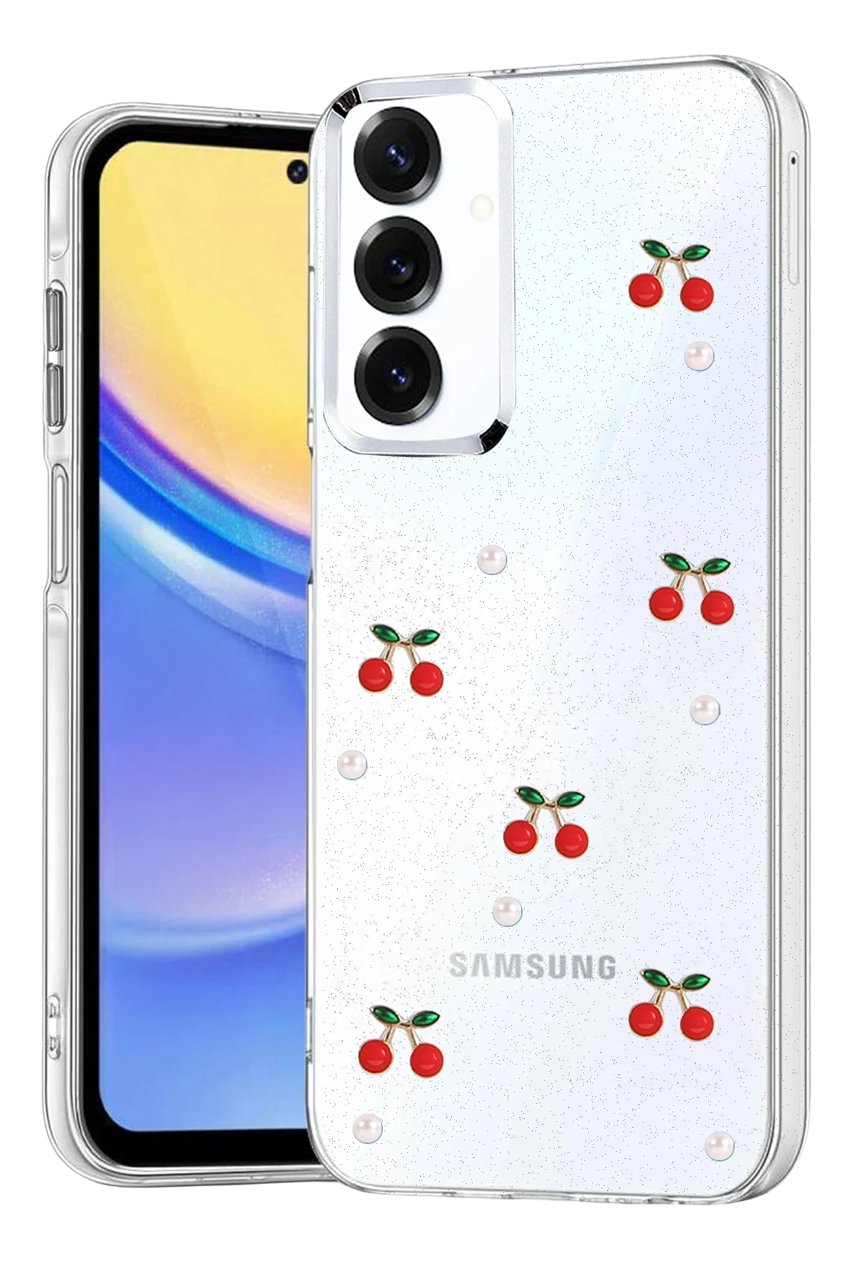 Newface Samsung Galaxy S23 FE Fiyonk Desenli Kapak - Desen 9