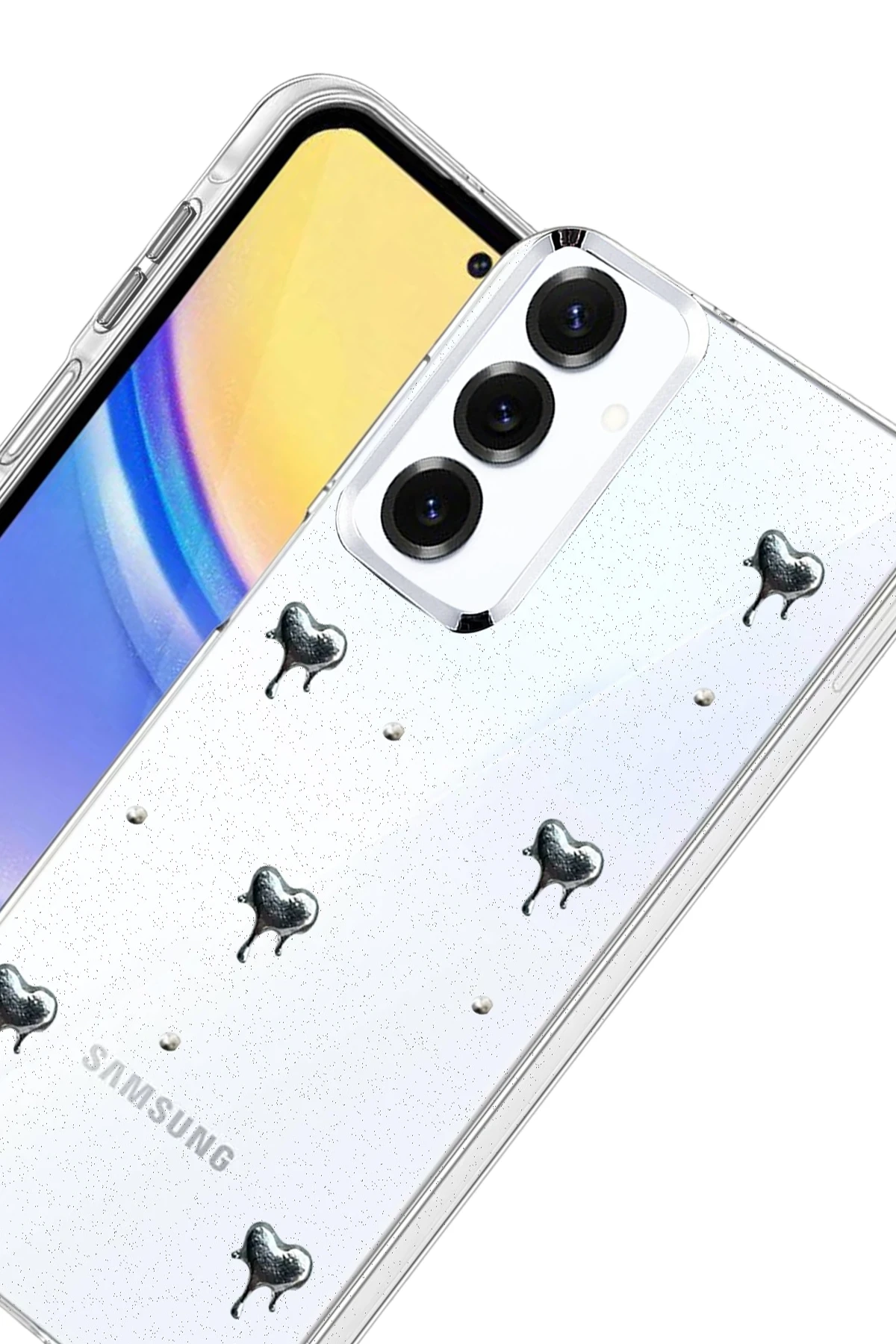Newface Samsung Galaxy S23 FE Fiyonk Desenli Kapak - Desen 1