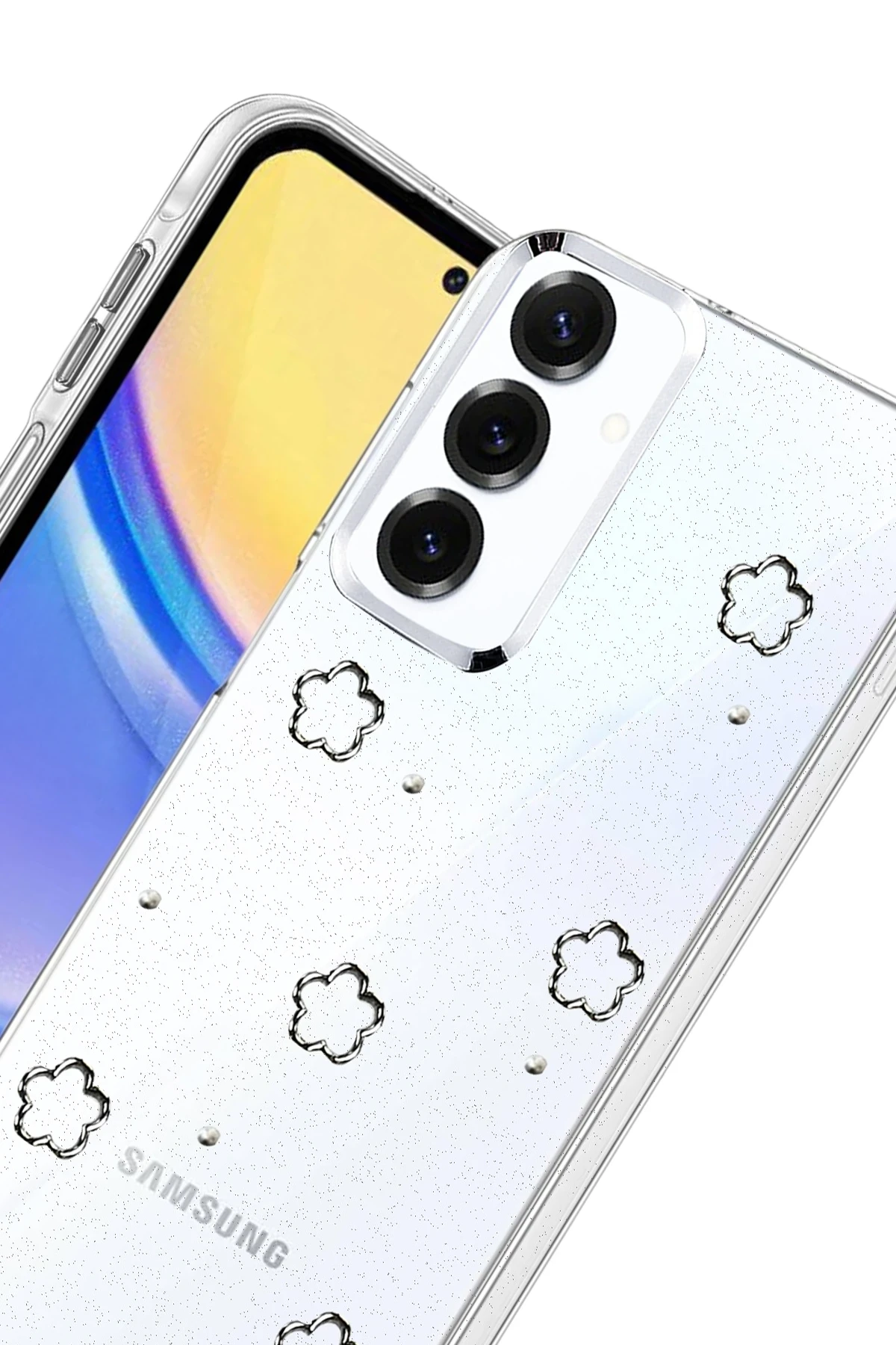 Newface Samsung Galaxy S25 FE Fiyonk Desenli Kapak - Desen 2