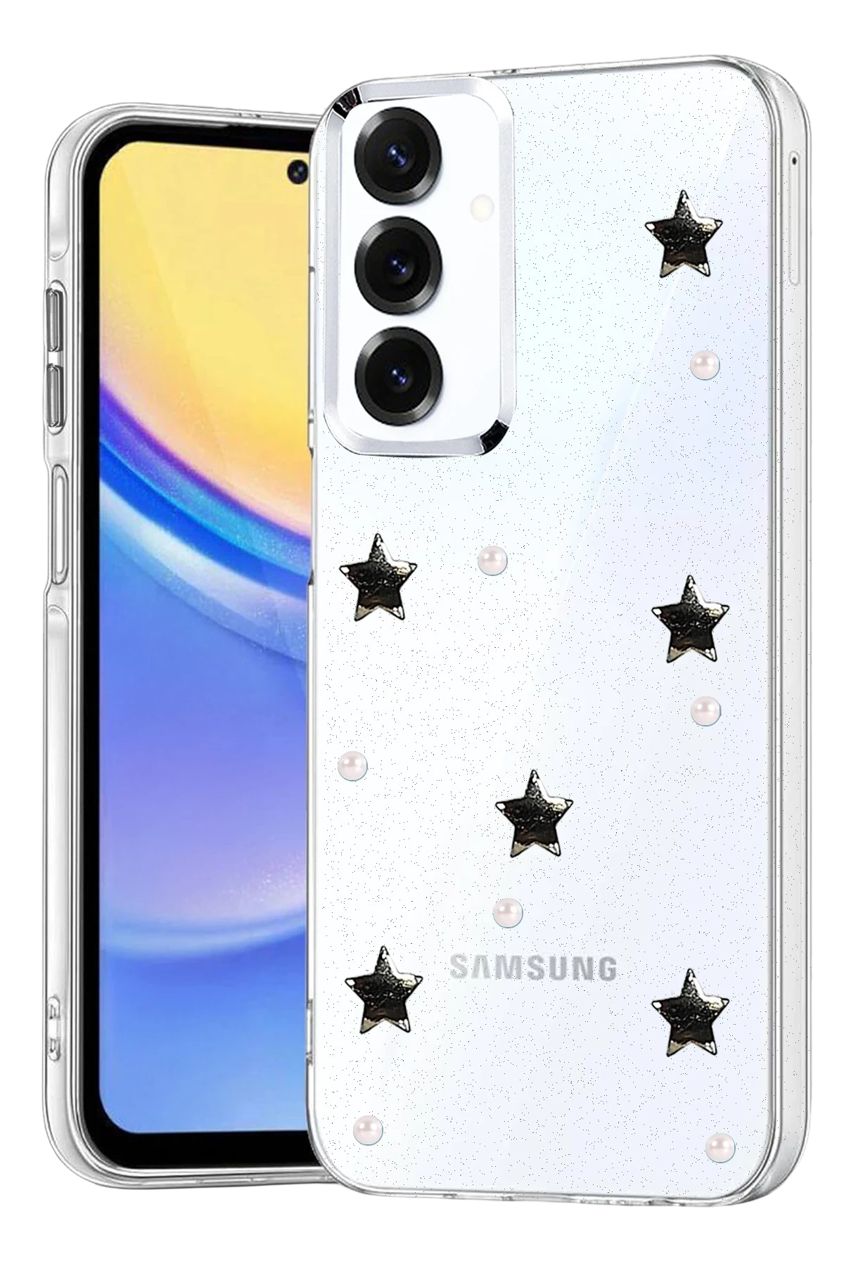 Newface Samsung Galaxy S25 FE Fiyonk Desenli Kapak - Desen 7