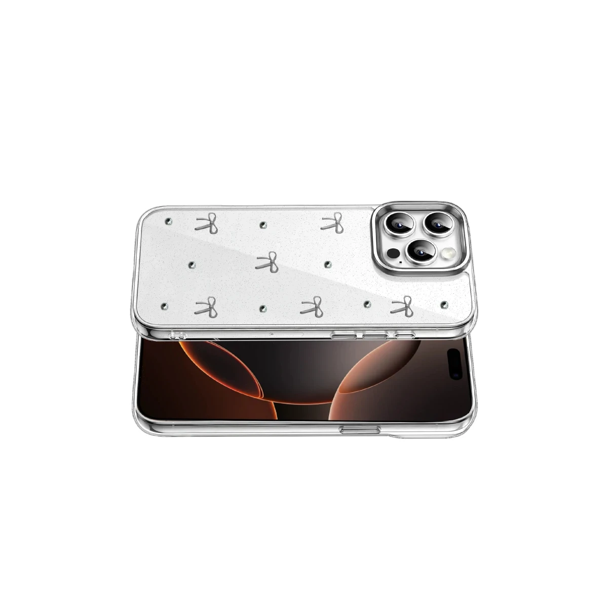 Newface Apple iPhone 16 Pro Fiyonk Desenli Kapak - Desen 5