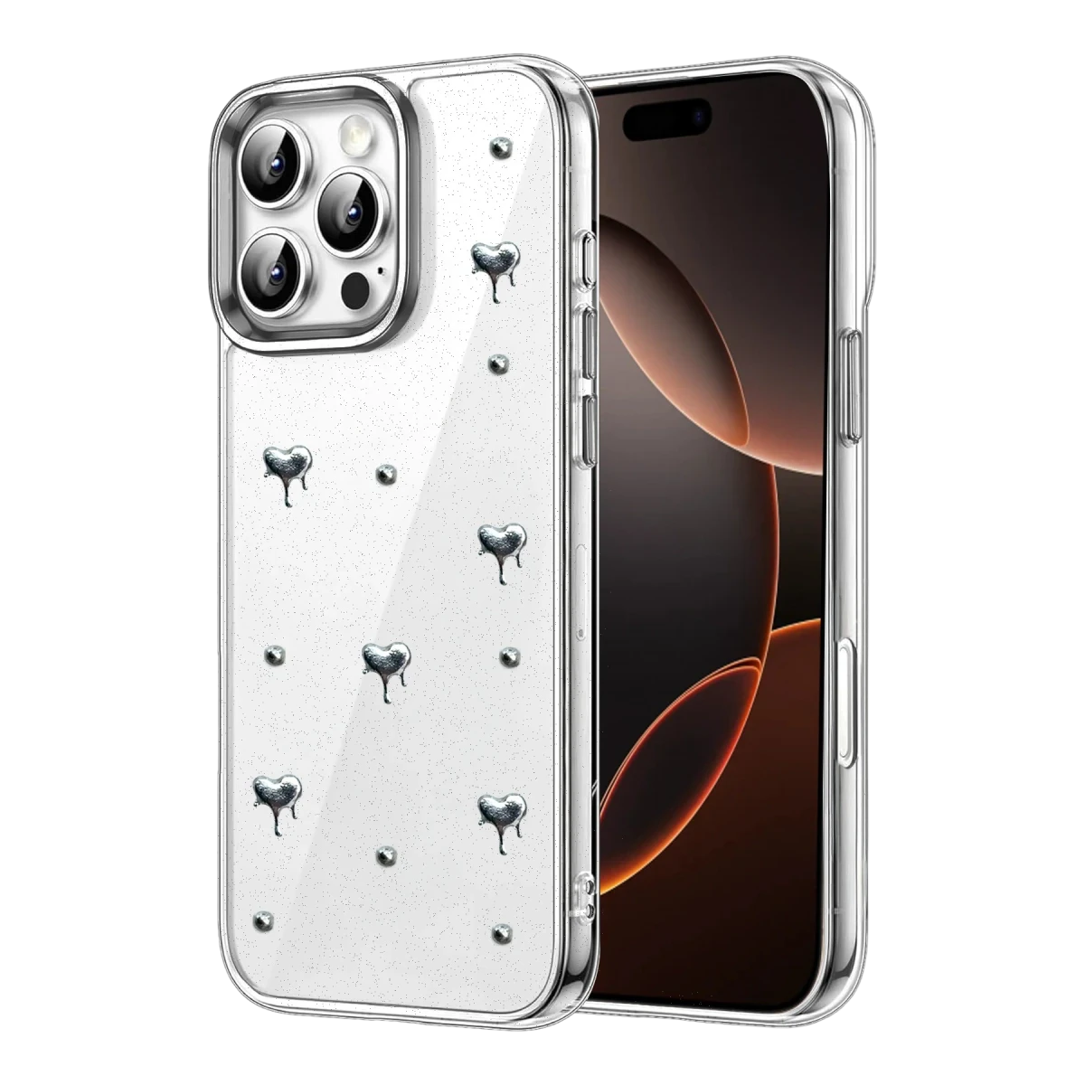 Newface Apple iPhone 16 Pro Fiyonk Desenli Kapak - Desen 1 — görsel 4