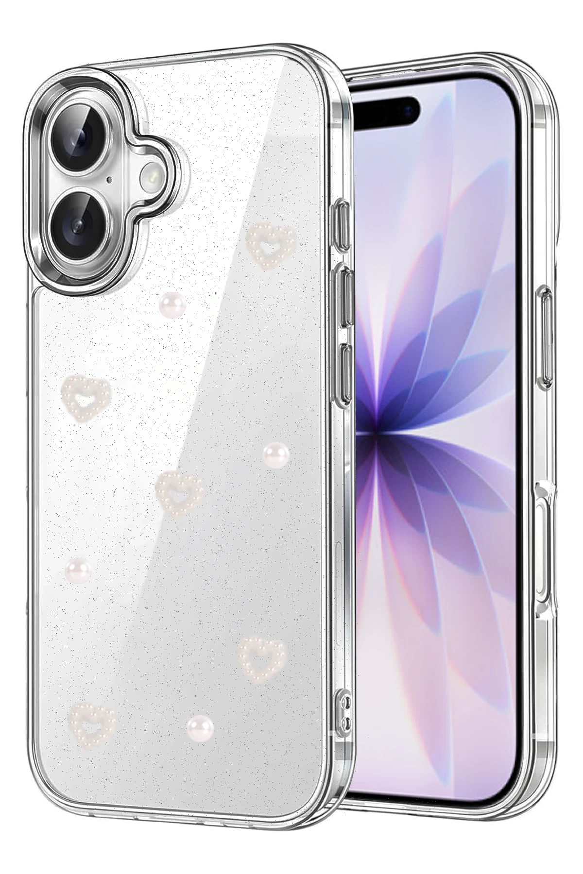 Newface Apple iPhone 16 Plus Fiyonk Desenli Kapak - Desen 10