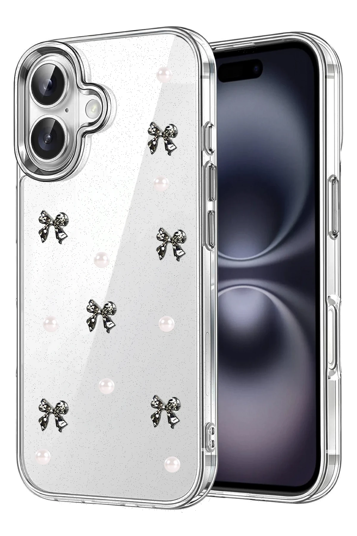 Newface Apple iPhone 16 Plus Fiyonk Desenli Kapak - Desen 8
