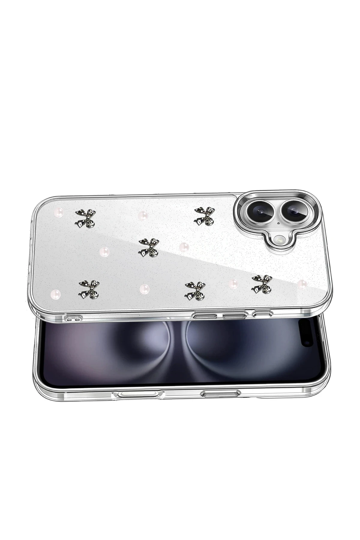 Newface Apple iPhone 16 Plus Fiyonk Desenli Kapak - Desen 8